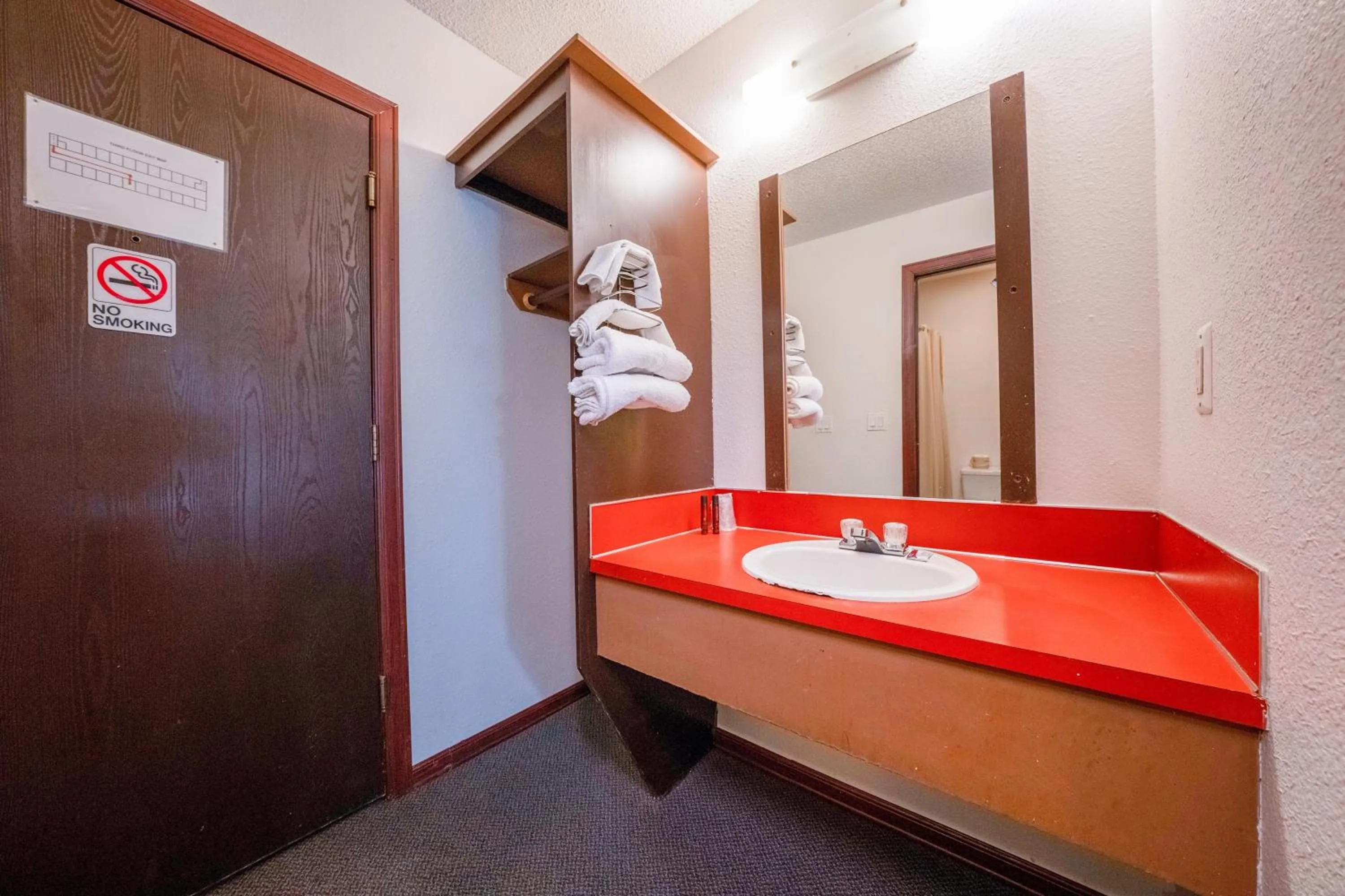 Bathroom in Unicorn Inn by OYO Portland