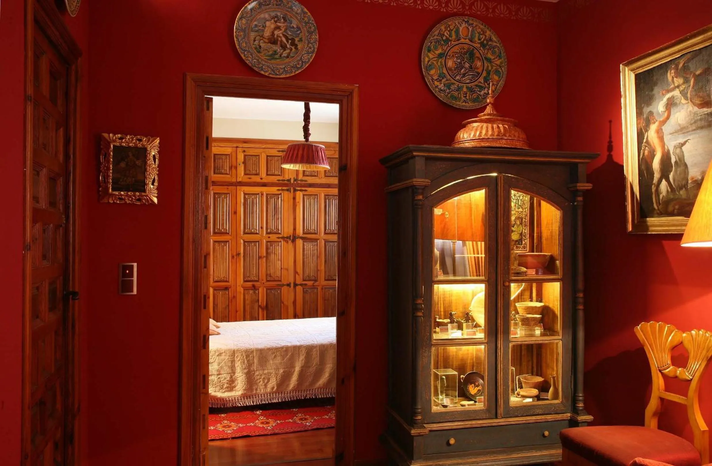 Library, Bed in Almunia de San Miguel