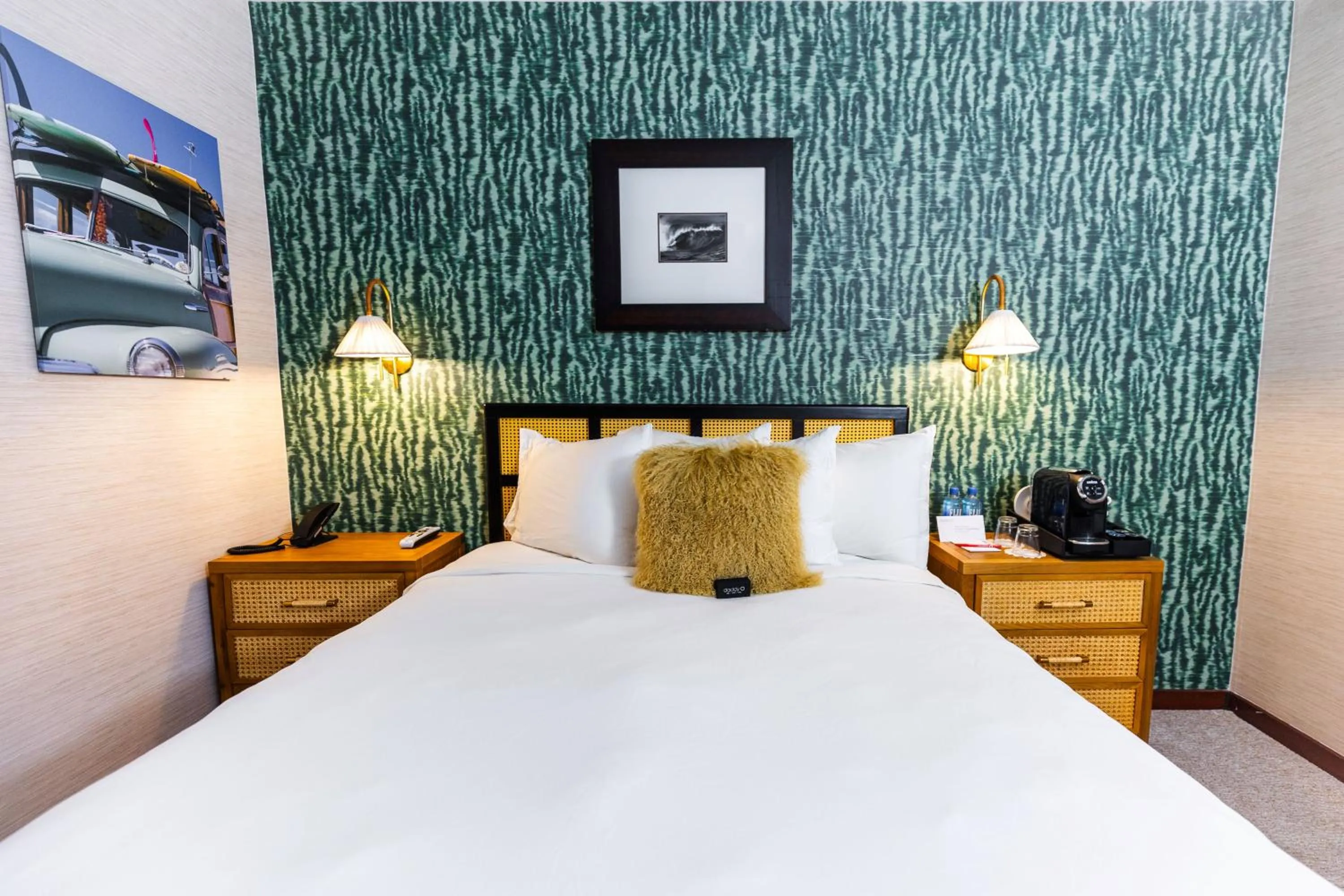 Bed in Daddy O Hotel