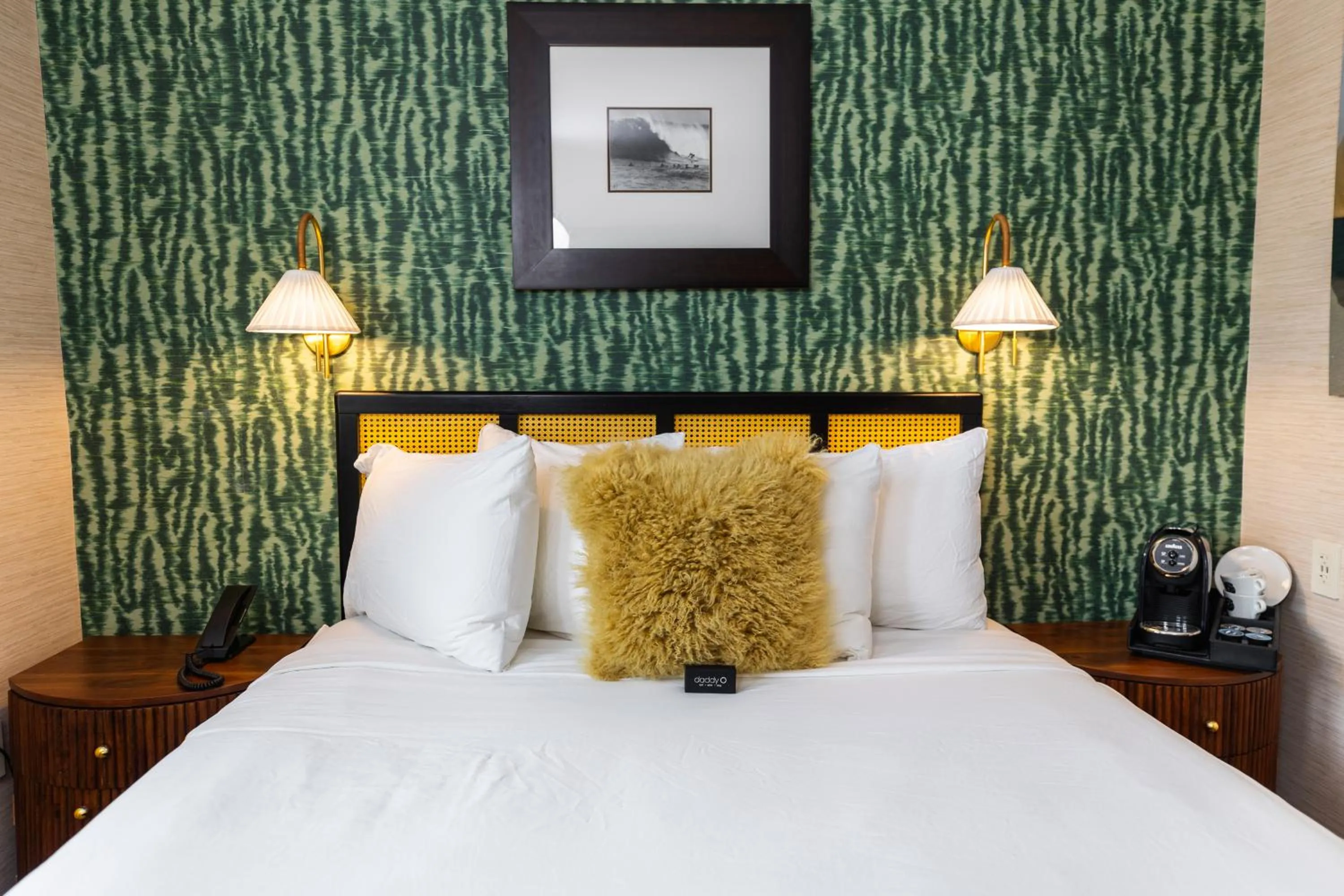 Bed in Daddy O Hotel