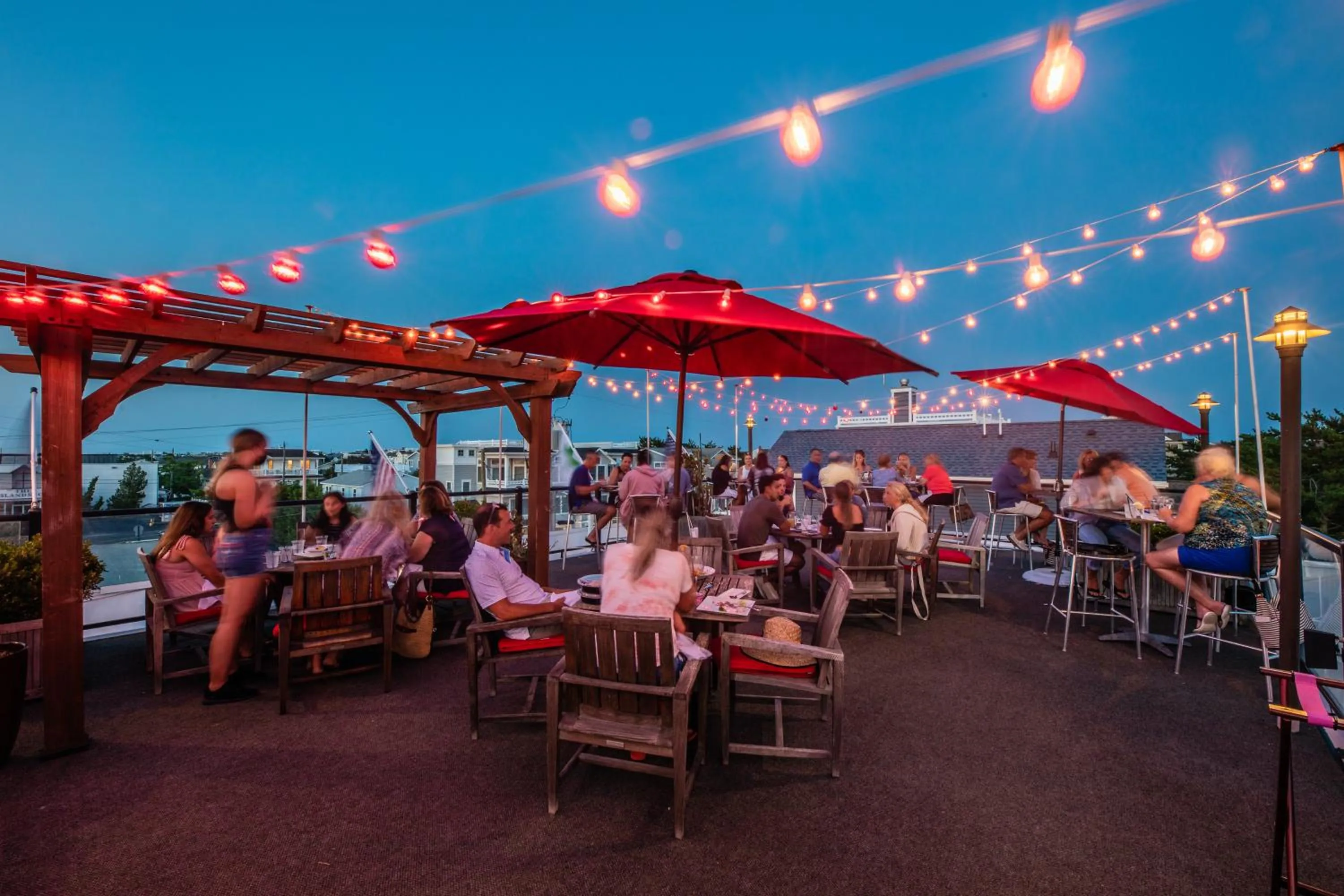 Patio in Daddy O Hotel