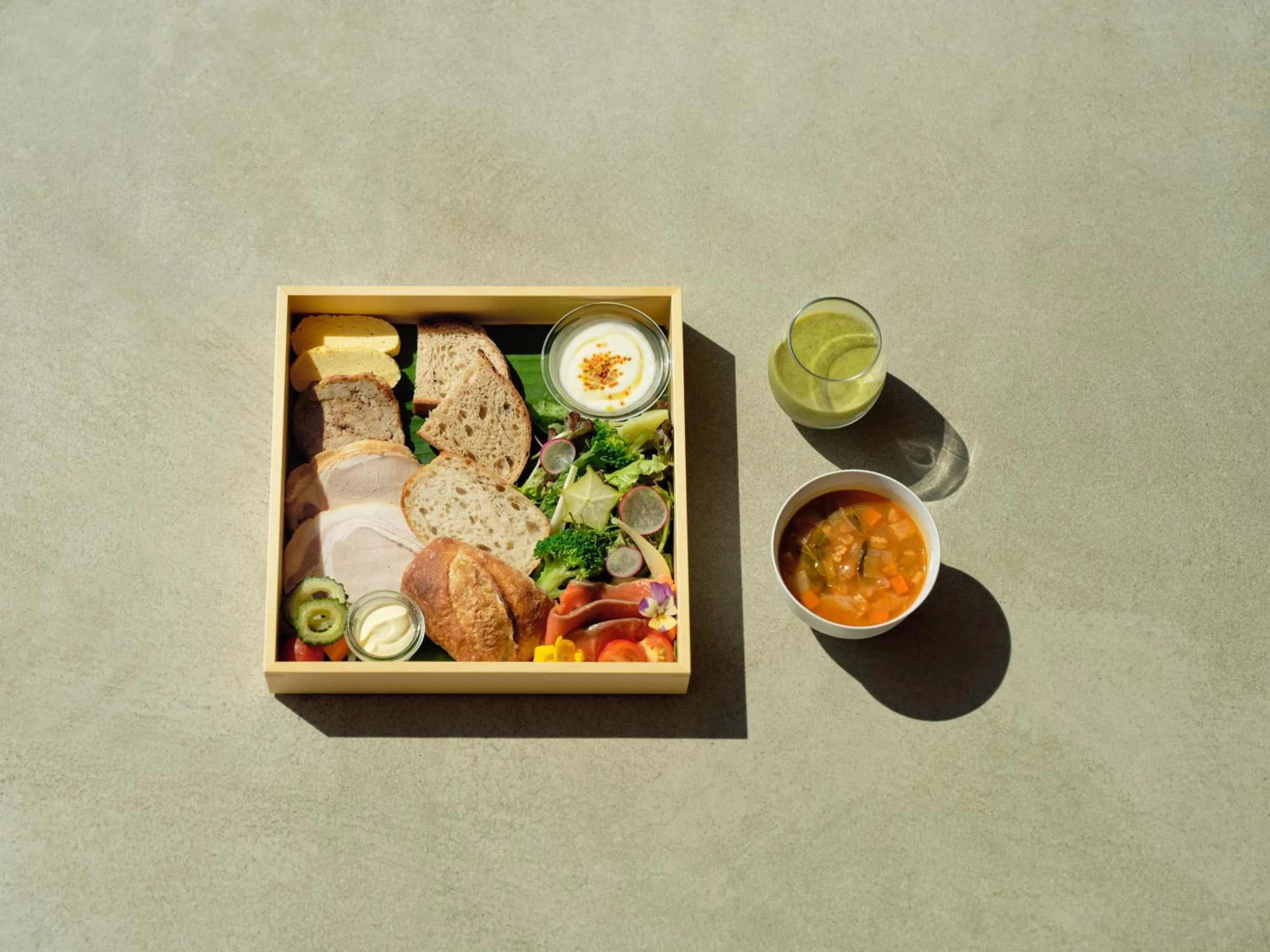 Breakfast in YAWN YARD Kouri Island