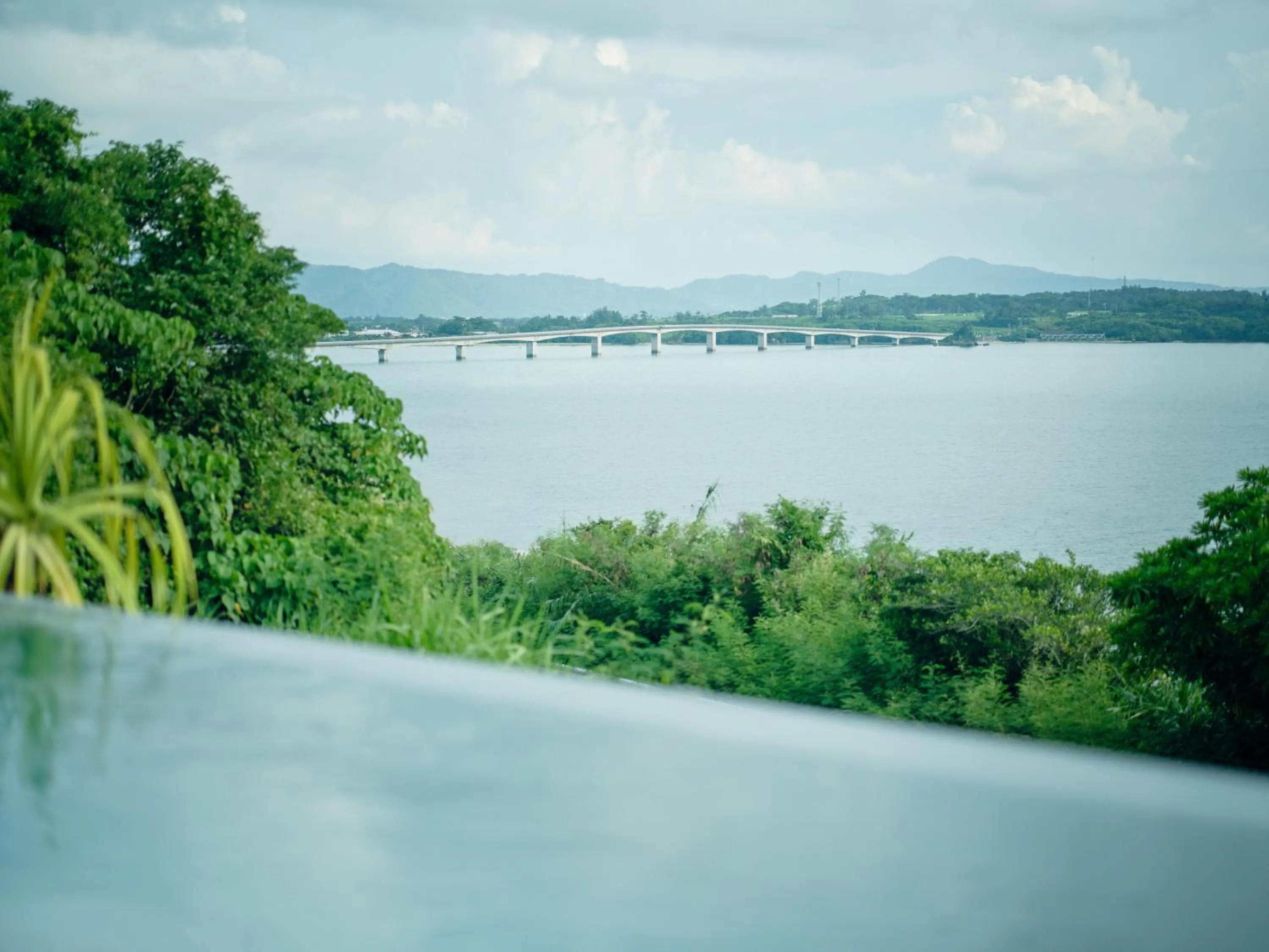 Pool view in YAWN YARD Kouri Island