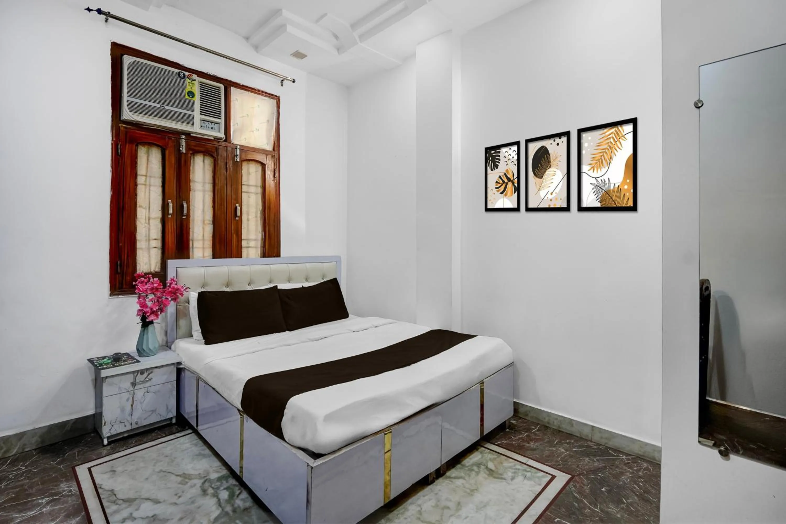 Bedroom, Bed in Hotel O Iskcon Temple Rohini Formerly Golden Key