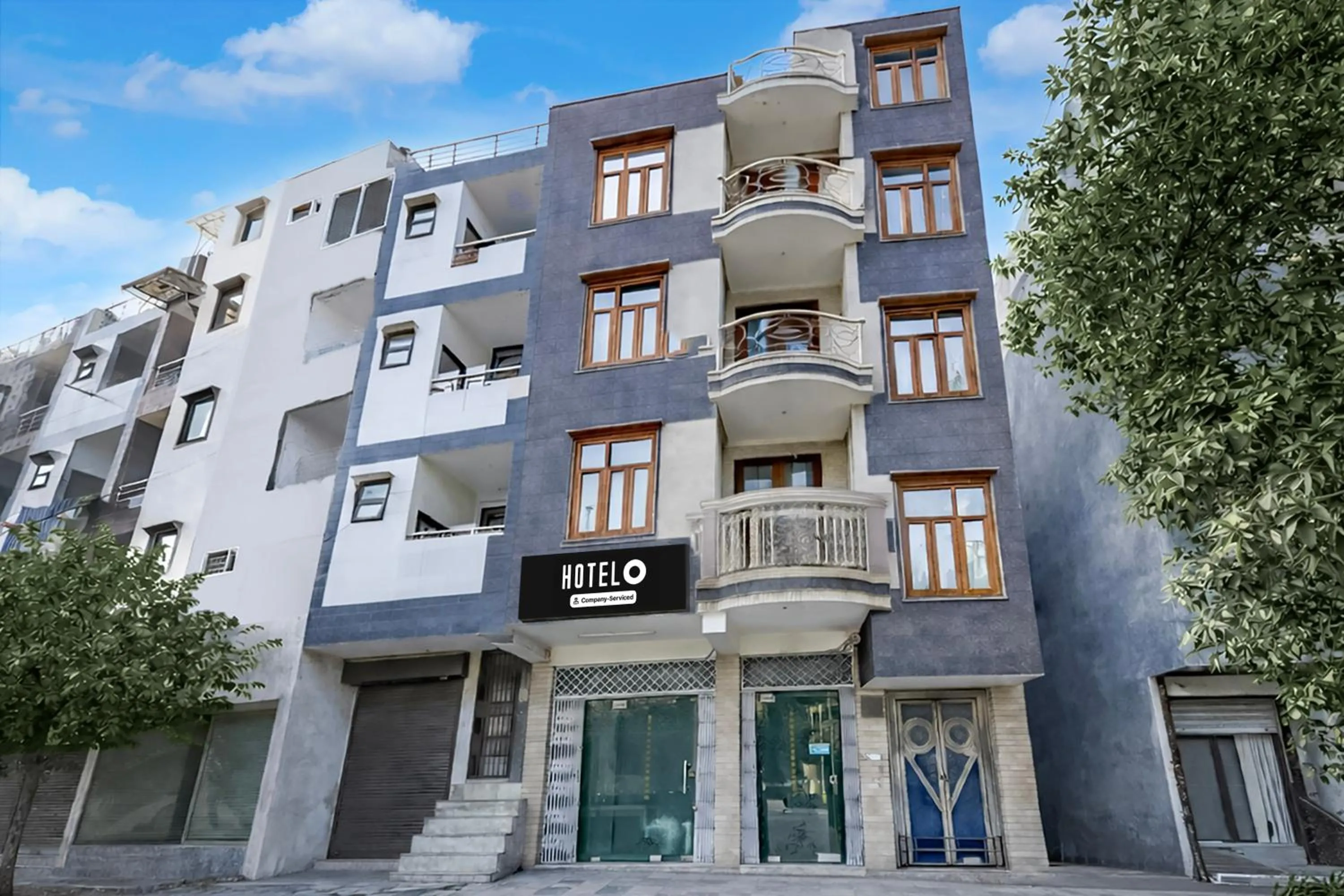 Facade/entrance in Super Hotel O Iskcon Temple Rohini Formerly Golden Key