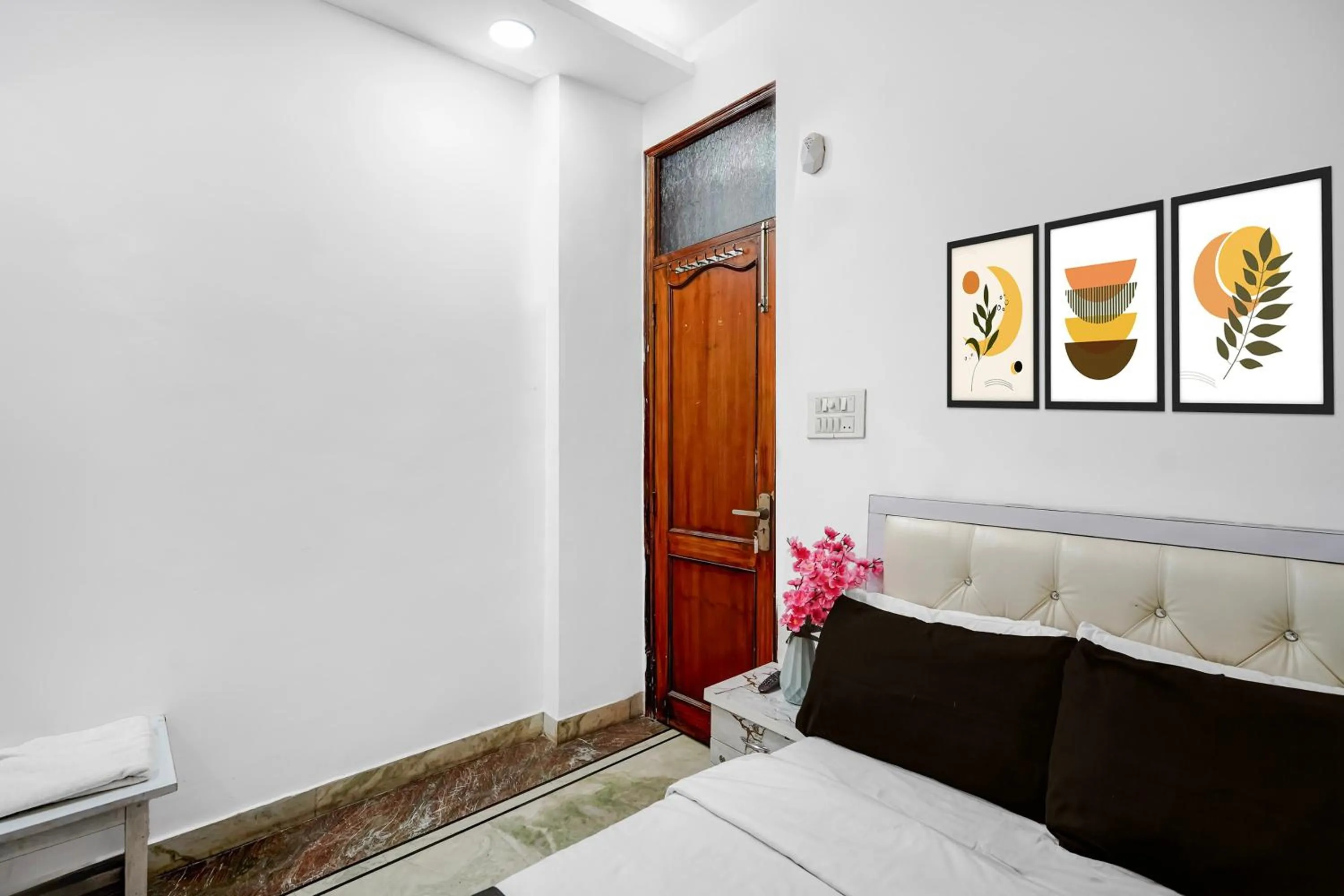 Bedroom, Bed in Hotel O Iskcon Temple Rohini Formerly Golden Key