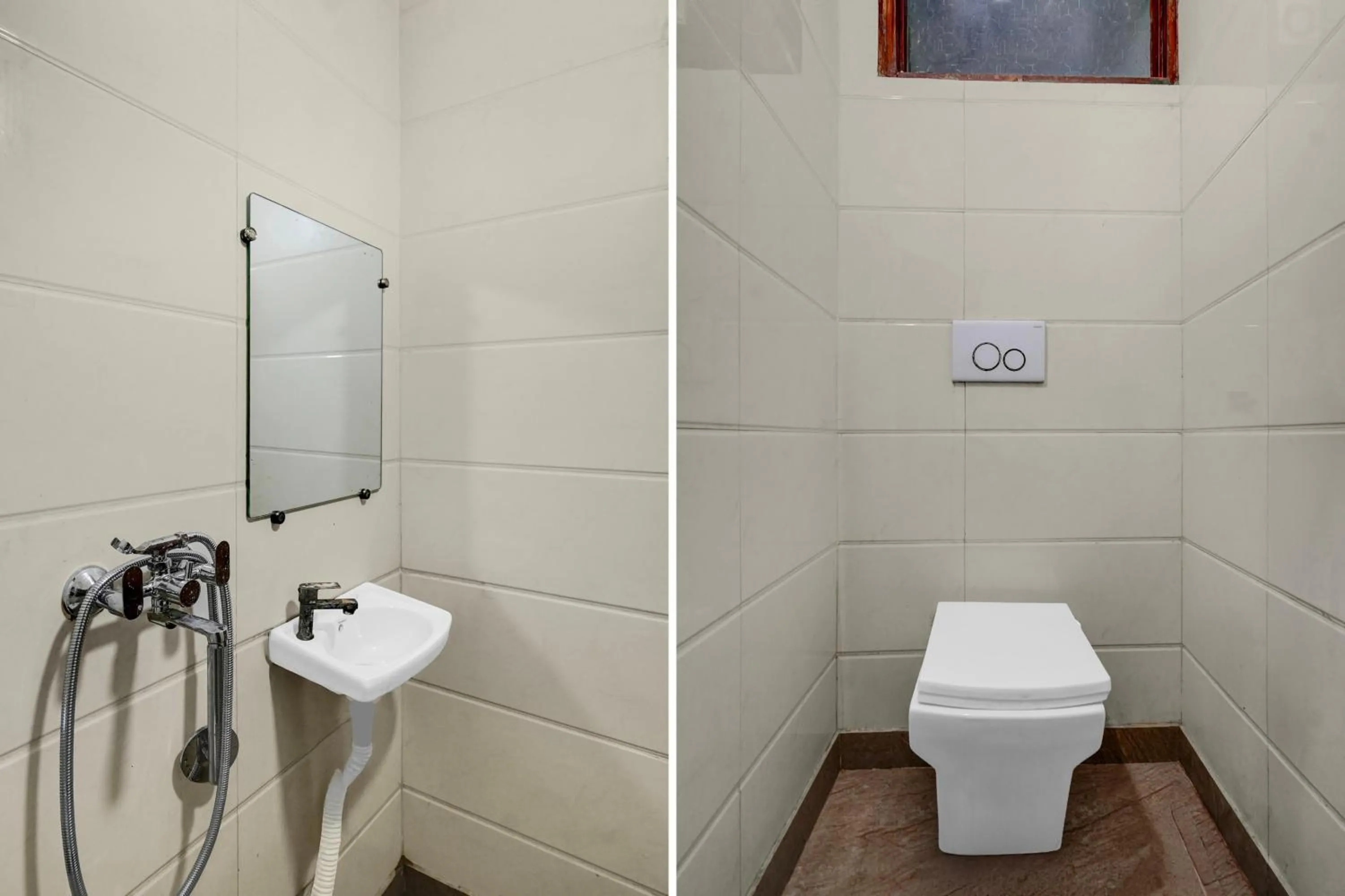 Bathroom in Super Hotel O Iskcon Temple Rohini Formerly Golden Key