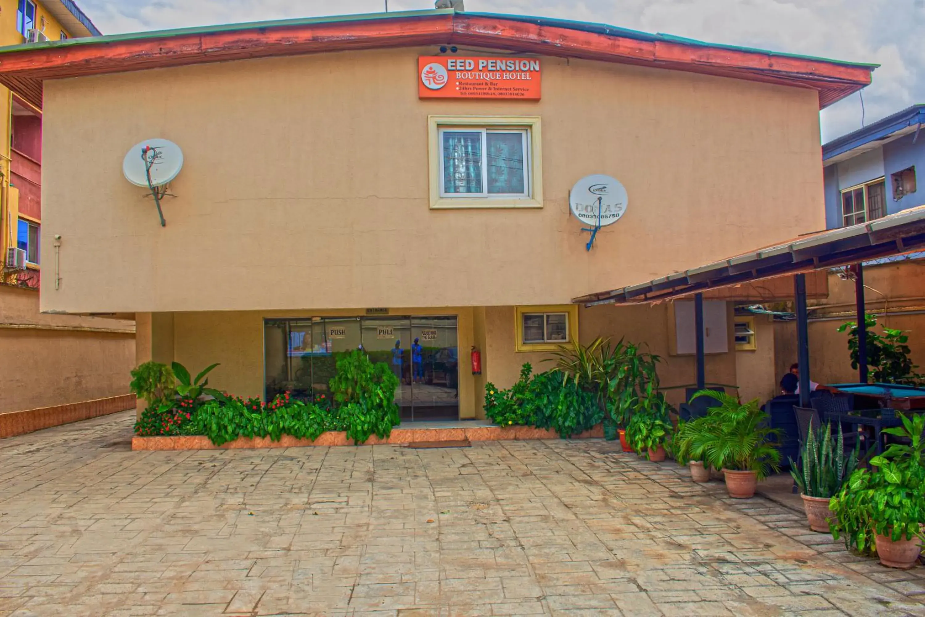 Property building in EED Pension Boutique Hotel Property building in EED Pension Boutique Hotel