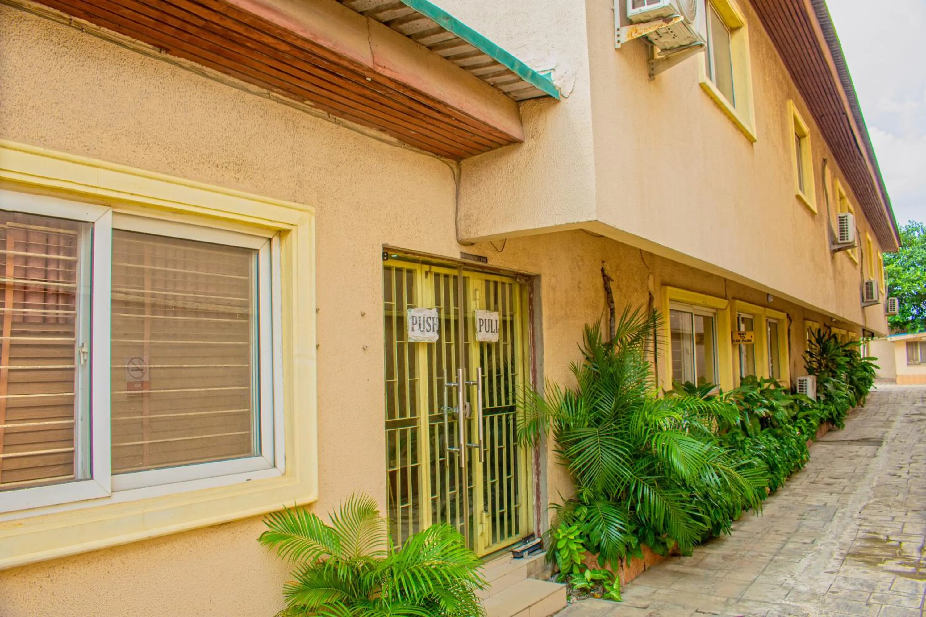 Facade/entrance in EED Pension Boutique Hotel