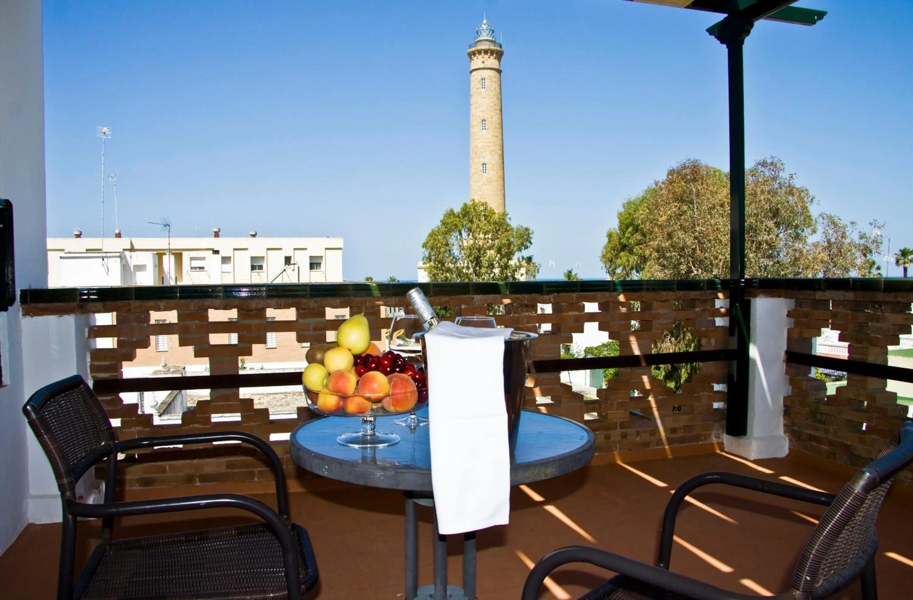 Balcony/Terrace in Hostal El Faro
