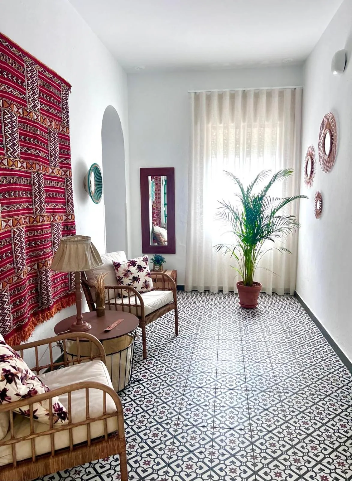 Living room in Hostal El Faro