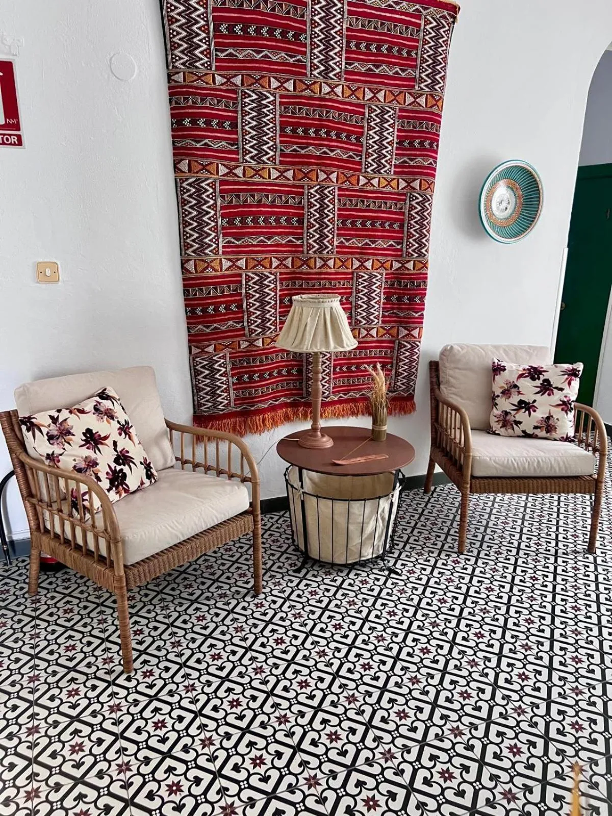Living room in Hostal El Faro