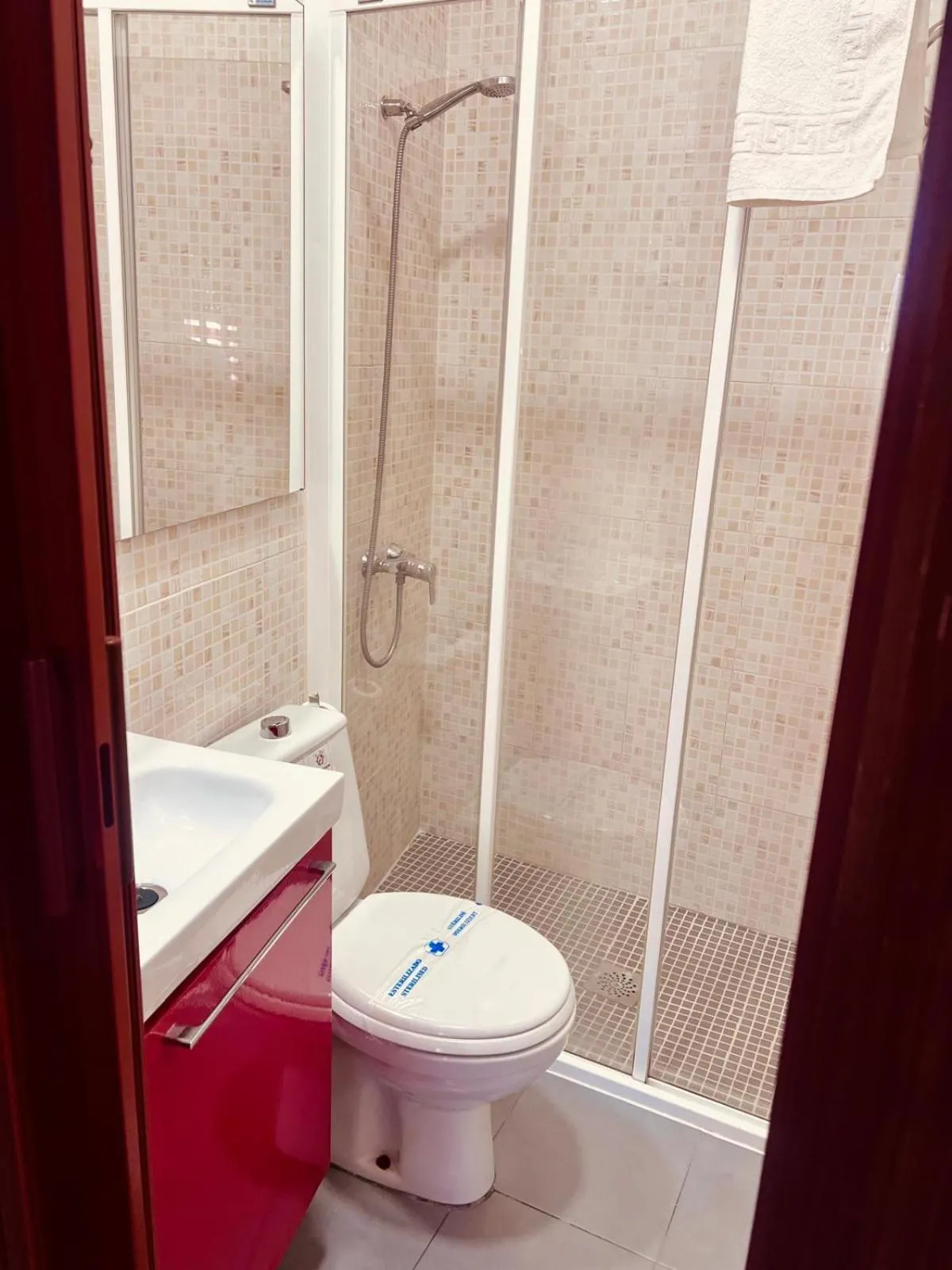Bathroom in Hostal El Faro