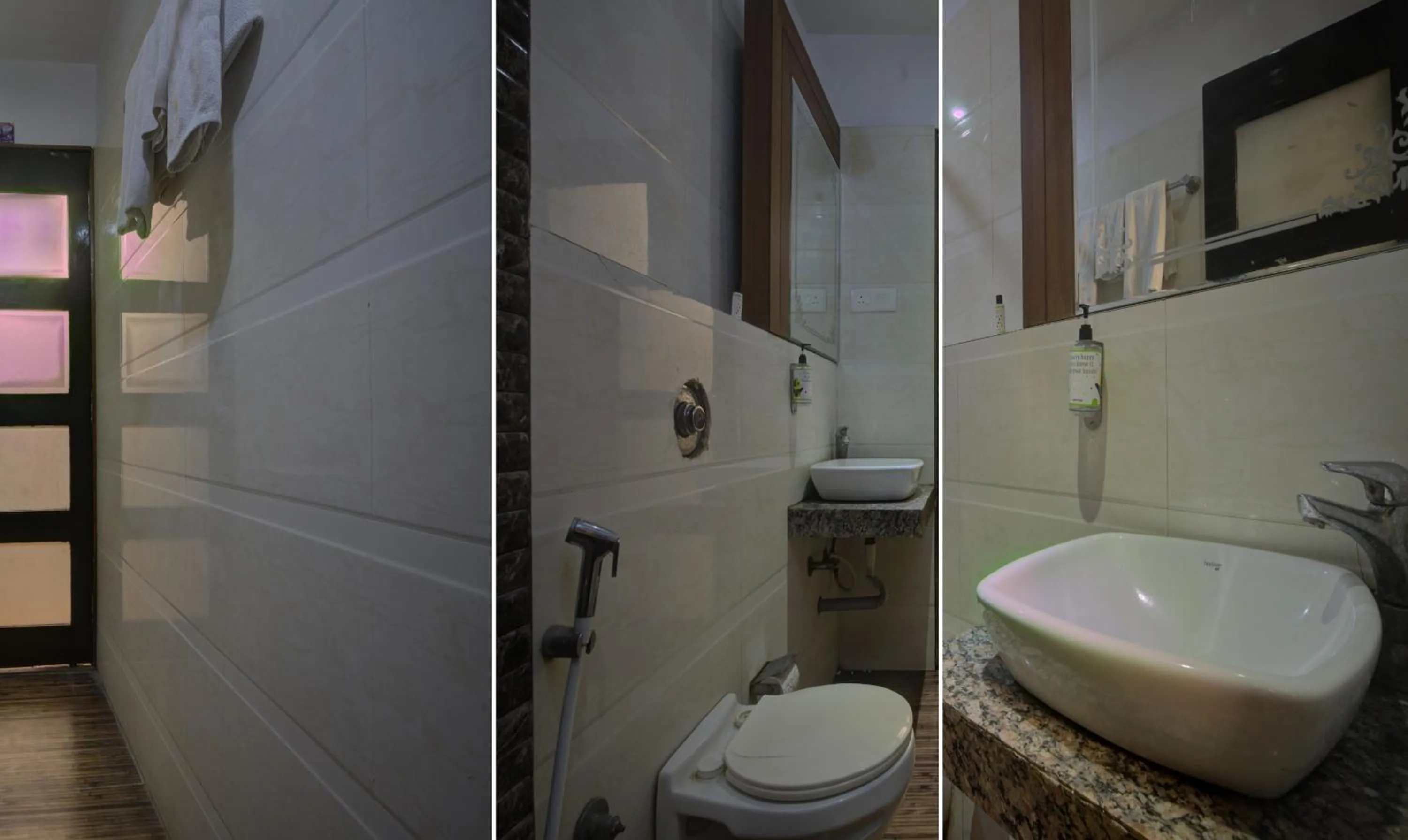 Toilet in Treebo B&B