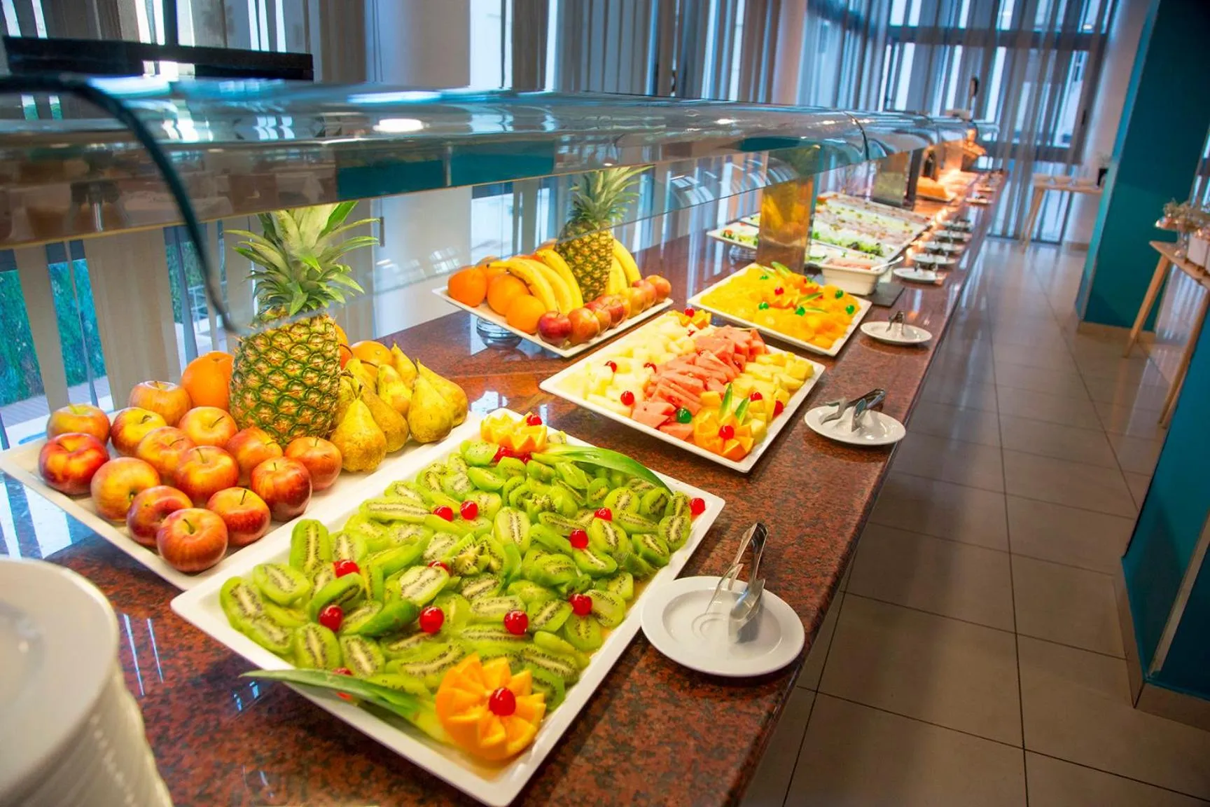 Buffet breakfast in Hotel Don Pablo