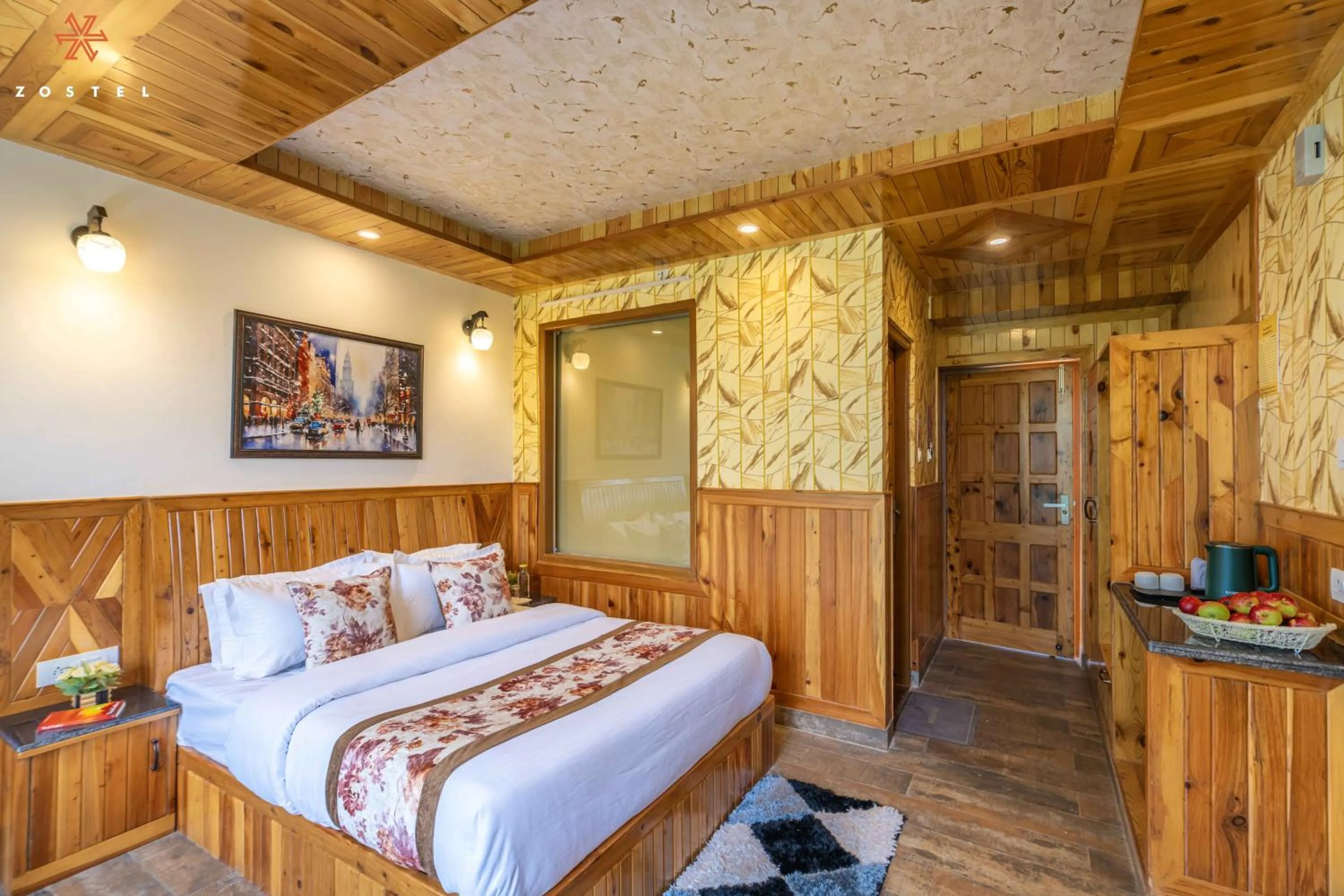 Bed in Zostel Kotgarh, Narkanda