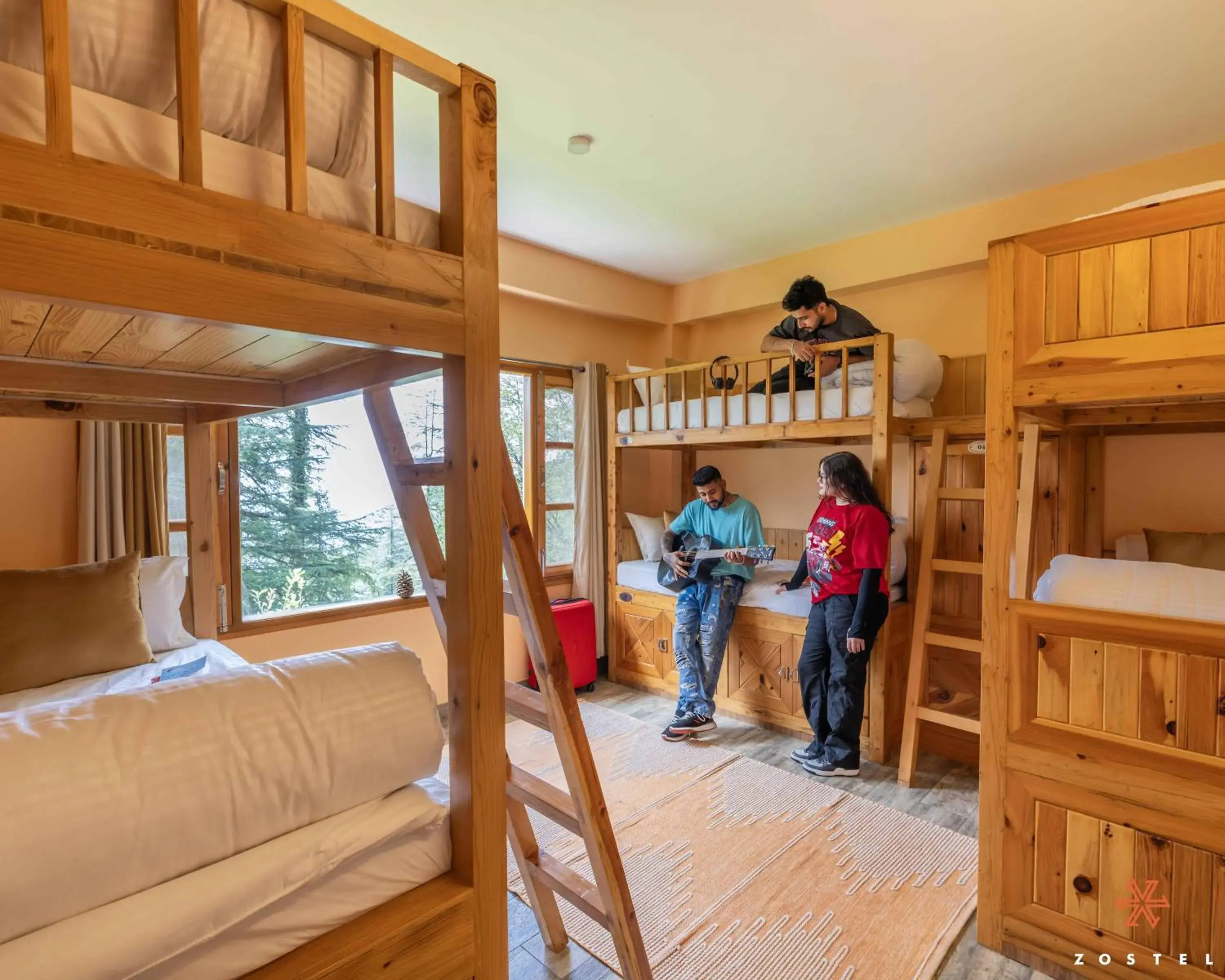 Bed in Zostel Kotgarh, Narkanda Bed in Zostel Kotgarh, Narkanda