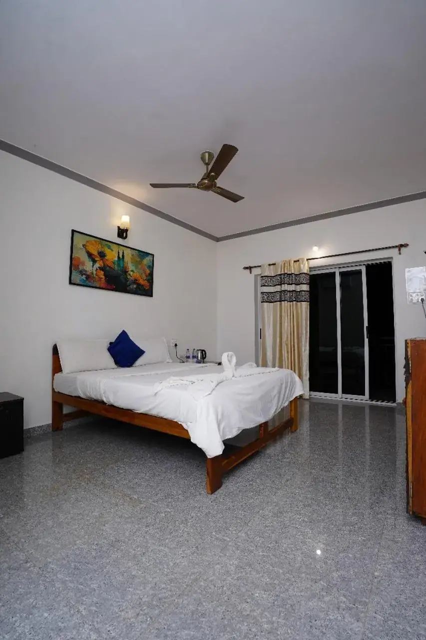 Bed in Casa de Arambol Bed in Casa de Arambol