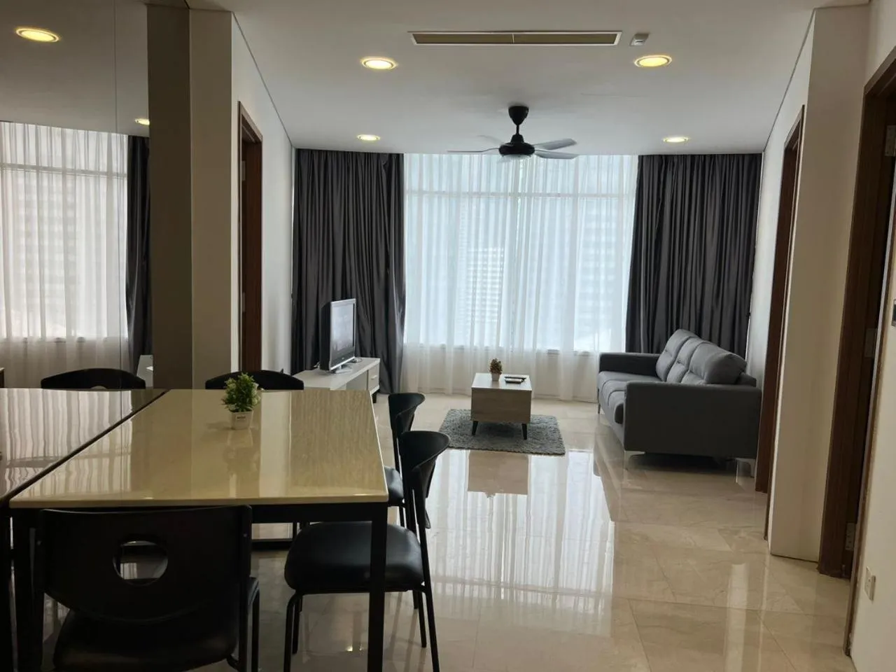 Living room in Vortex Suites KLCC City Center