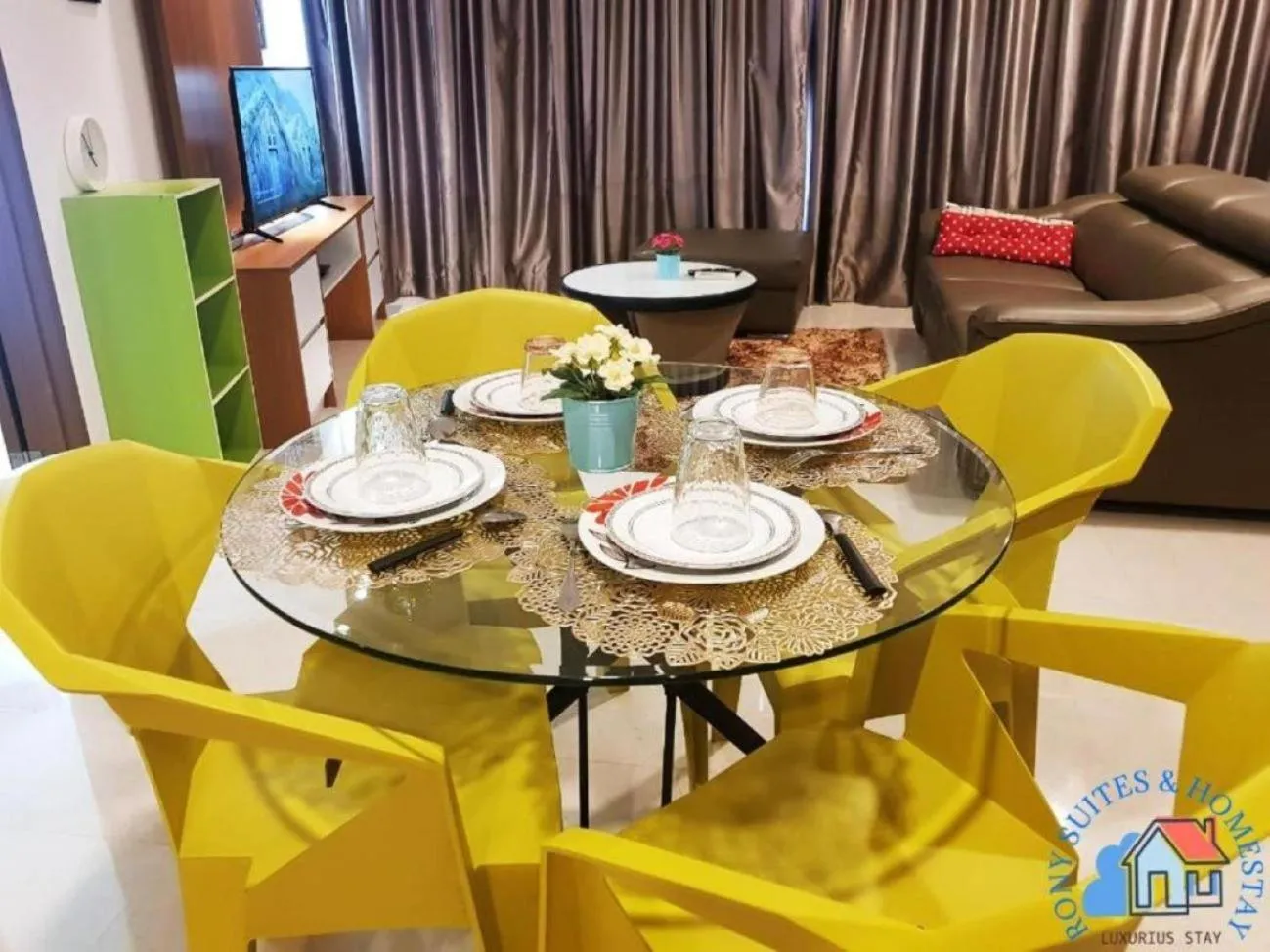 Dining area in Vortex Suites KLCC City Center