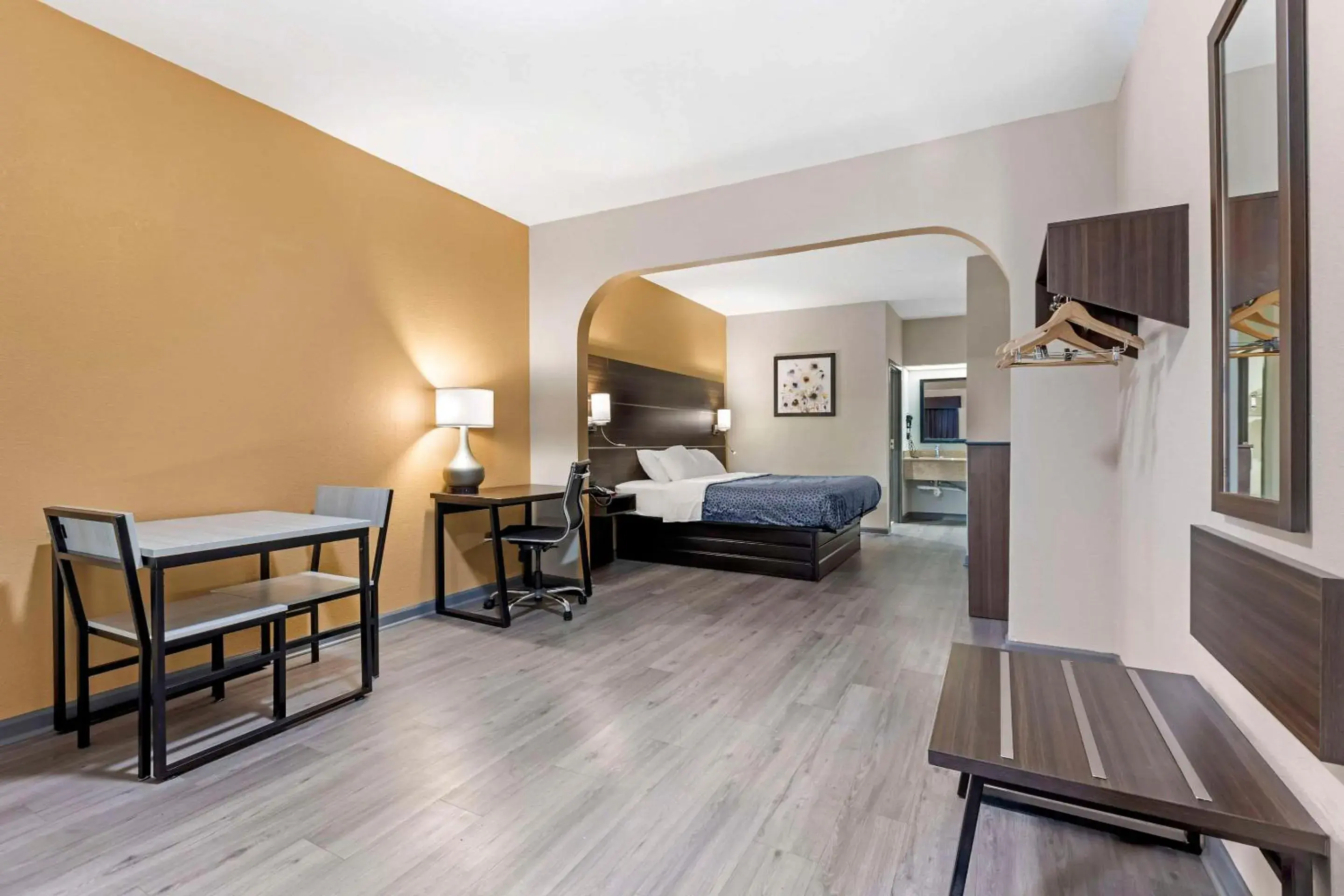 Bedroom, Bed in Suburban Studios Orangeburg Bedroom, Bed in Suburban Studios Orangeburg