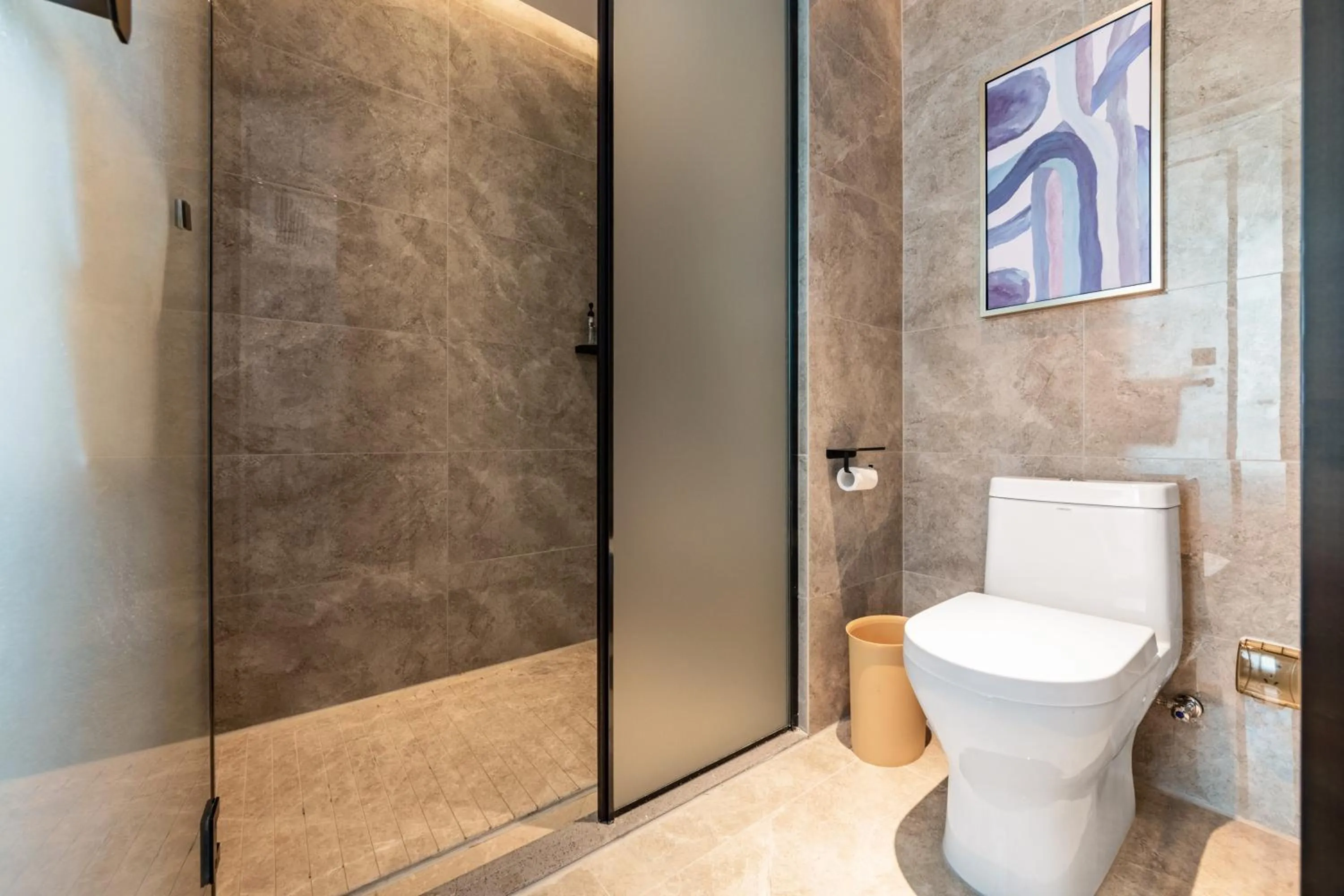 Toilet in Echarm Hotel Yichang East Railway Station