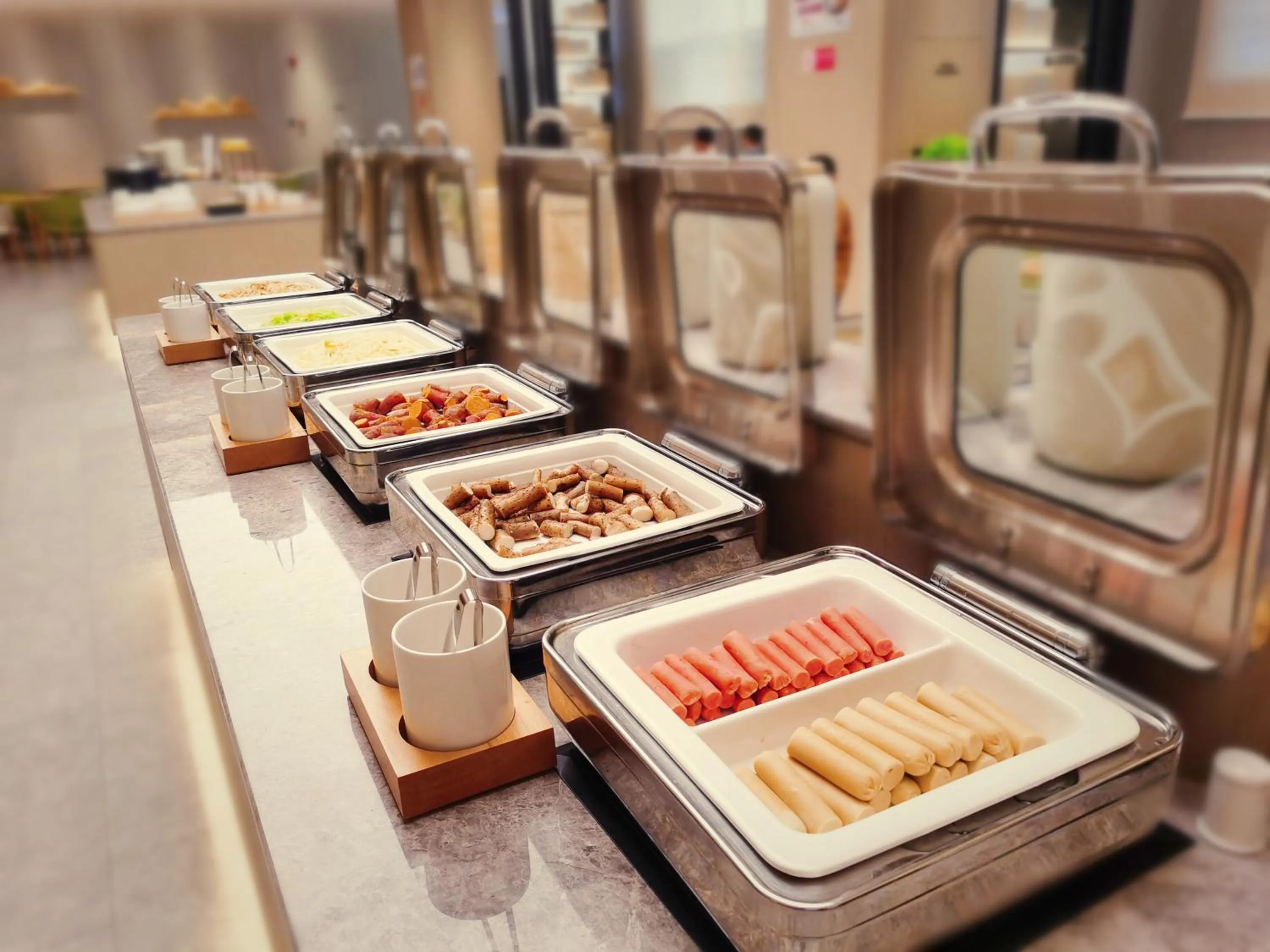 Breakfast in Echarm Hotel Yichang East Railway Station