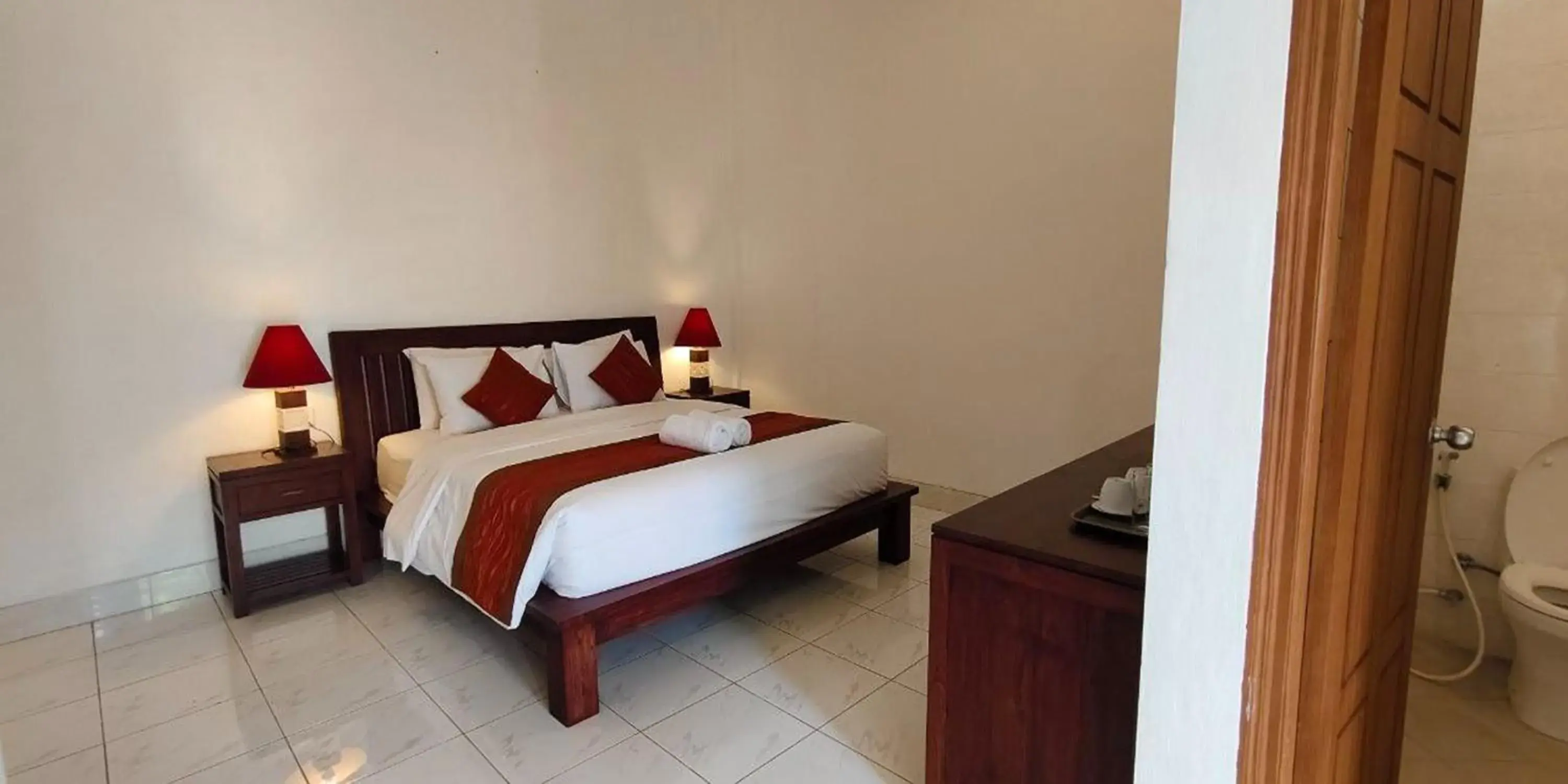 Bed in Kusuma Homestay Kerobokan Bed in Kusuma Homestay Kerobokan