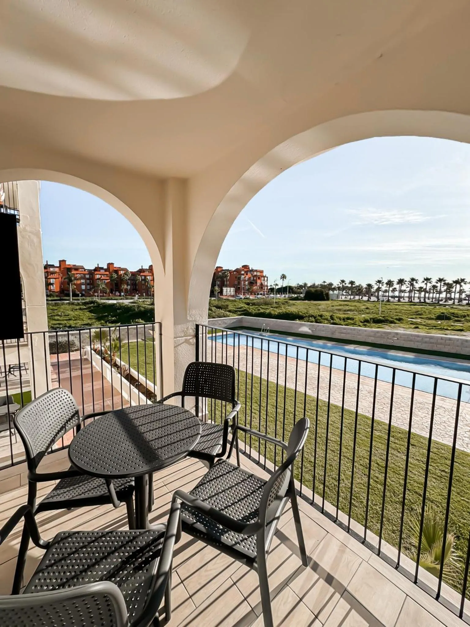Balcony/Terrace in Hotel Puente Real