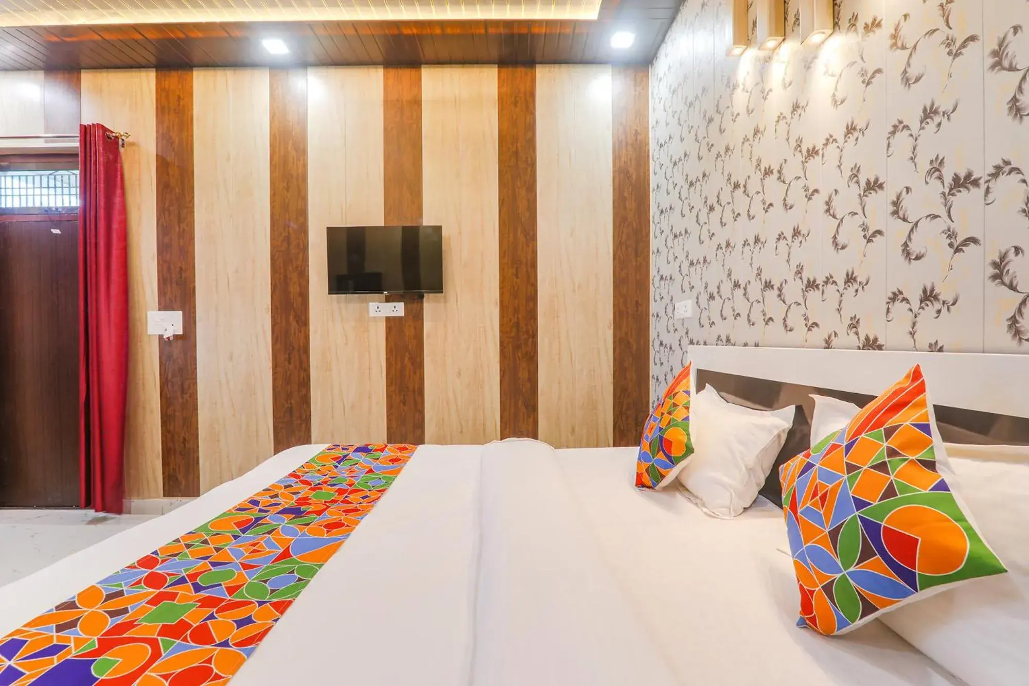 Bed in FabHotel Uma Yugul Bed in FabHotel Uma Yugul