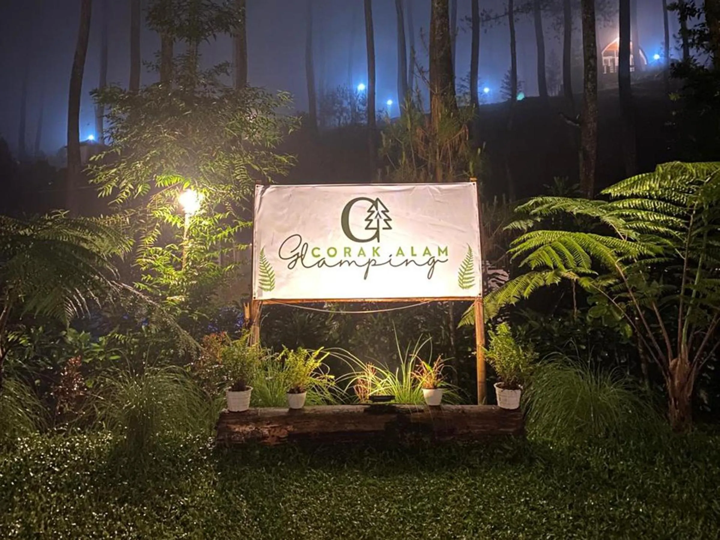 Children play ground in corak alam glamping