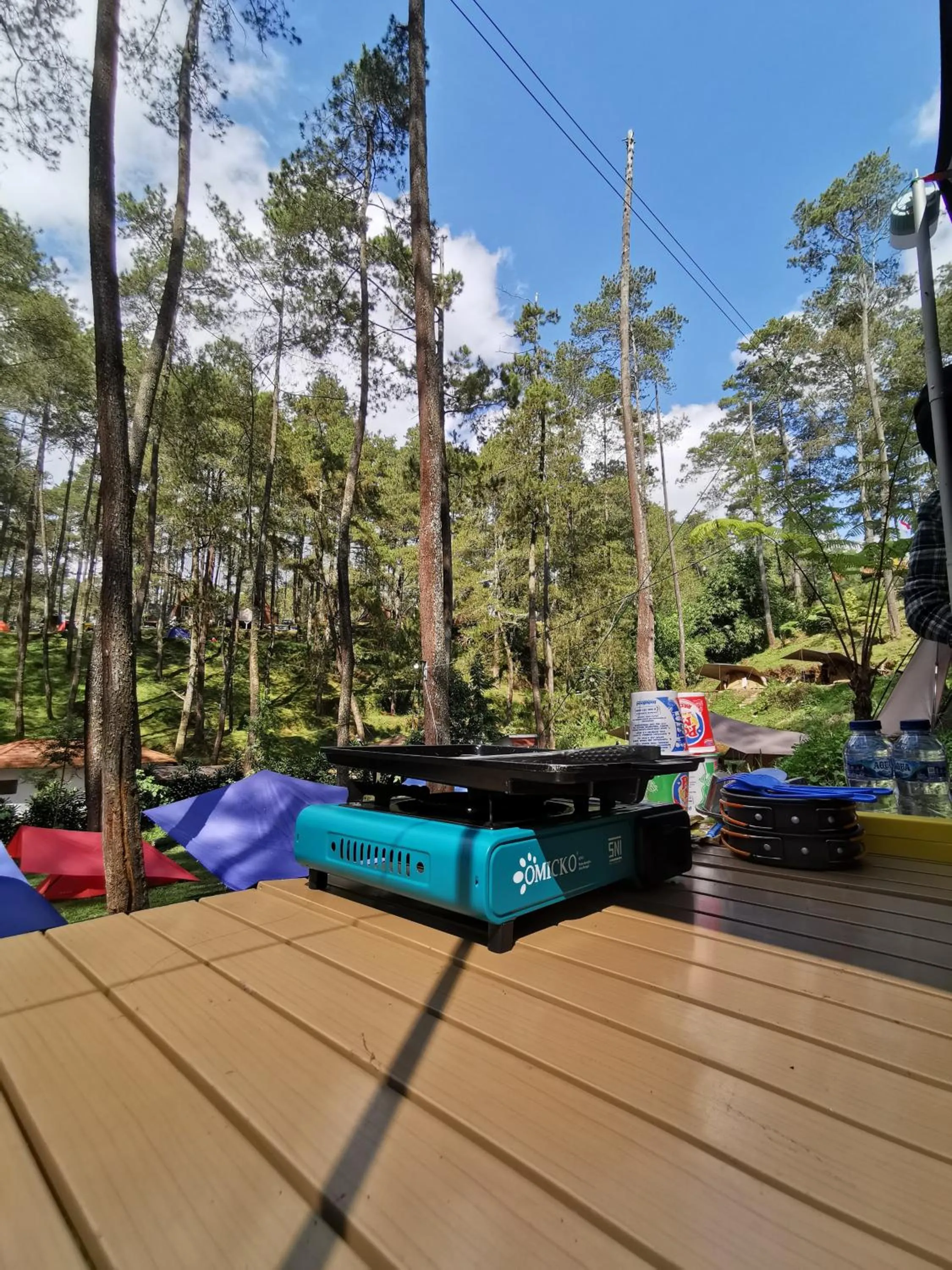 Natural landscape in corak alam glamping