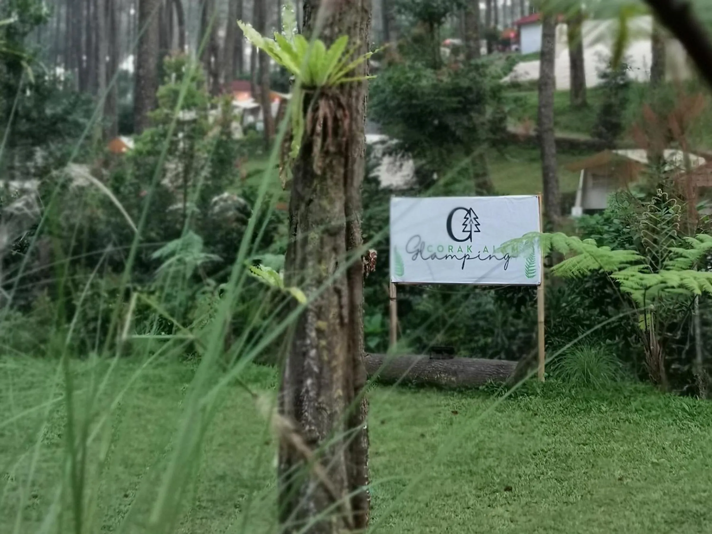 Children play ground in corak alam glamping