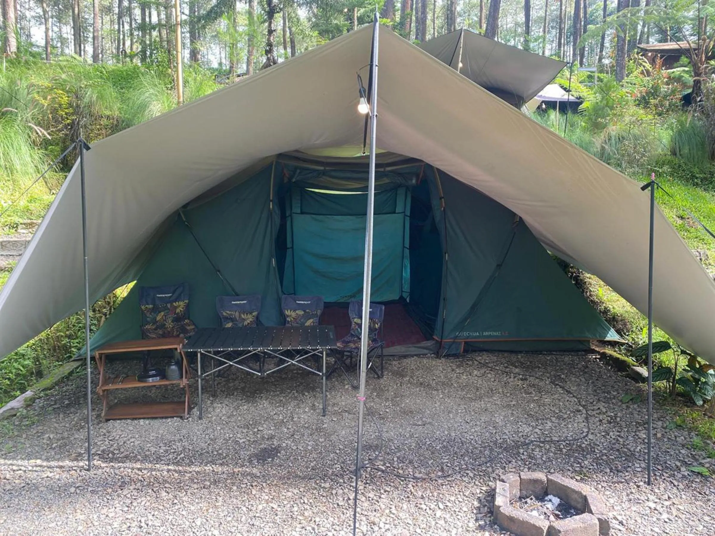 View (from property/room) in corak alam glamping