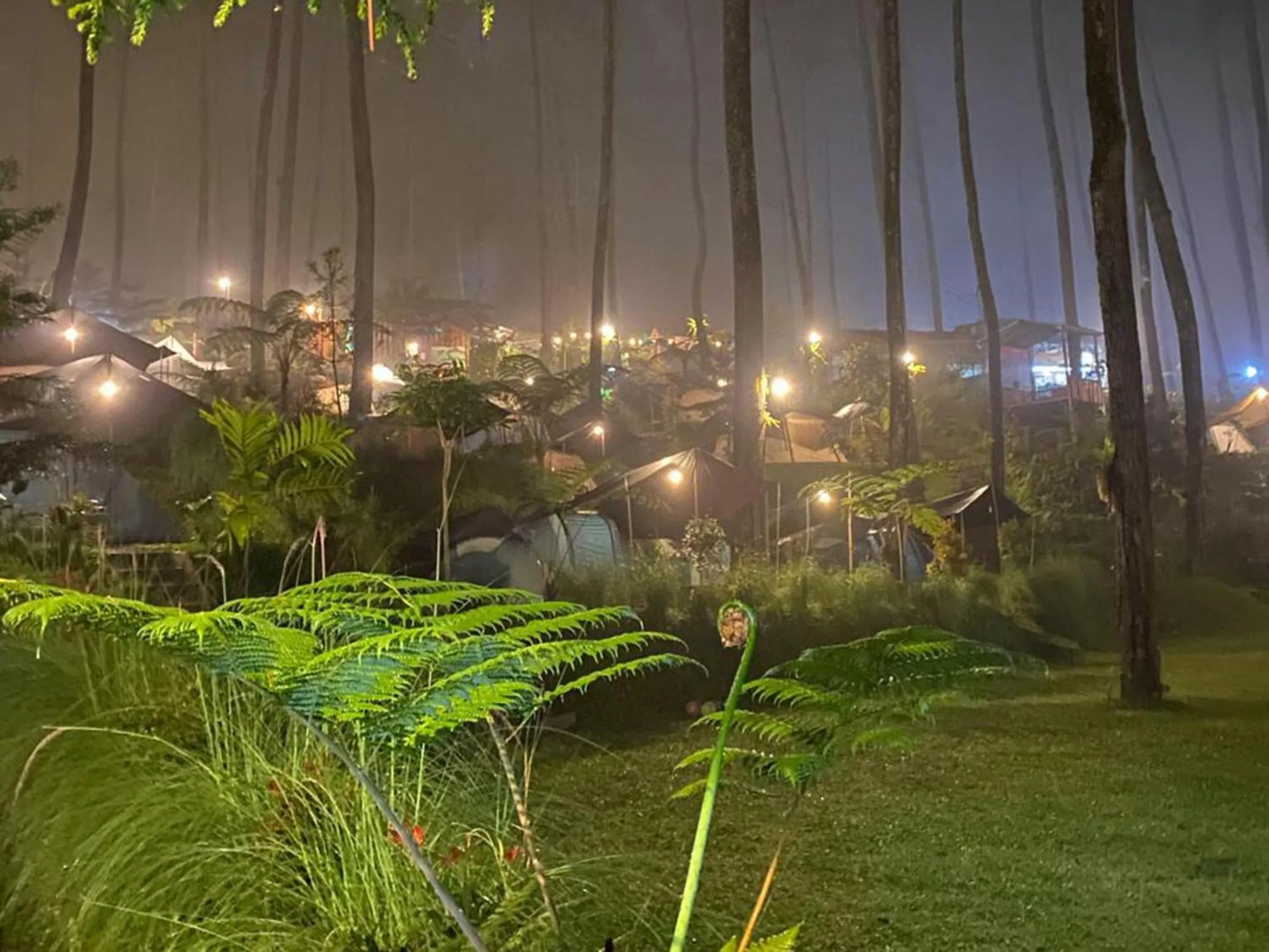 Children play ground in corak alam glamping