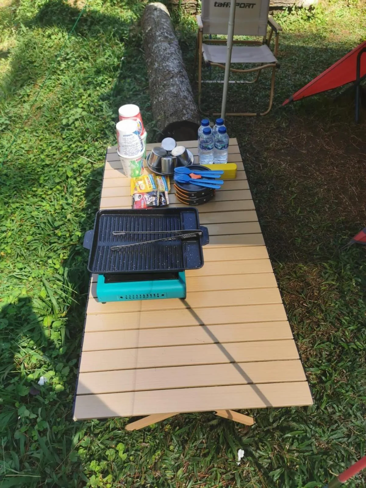 Breakfast in corak alam glamping