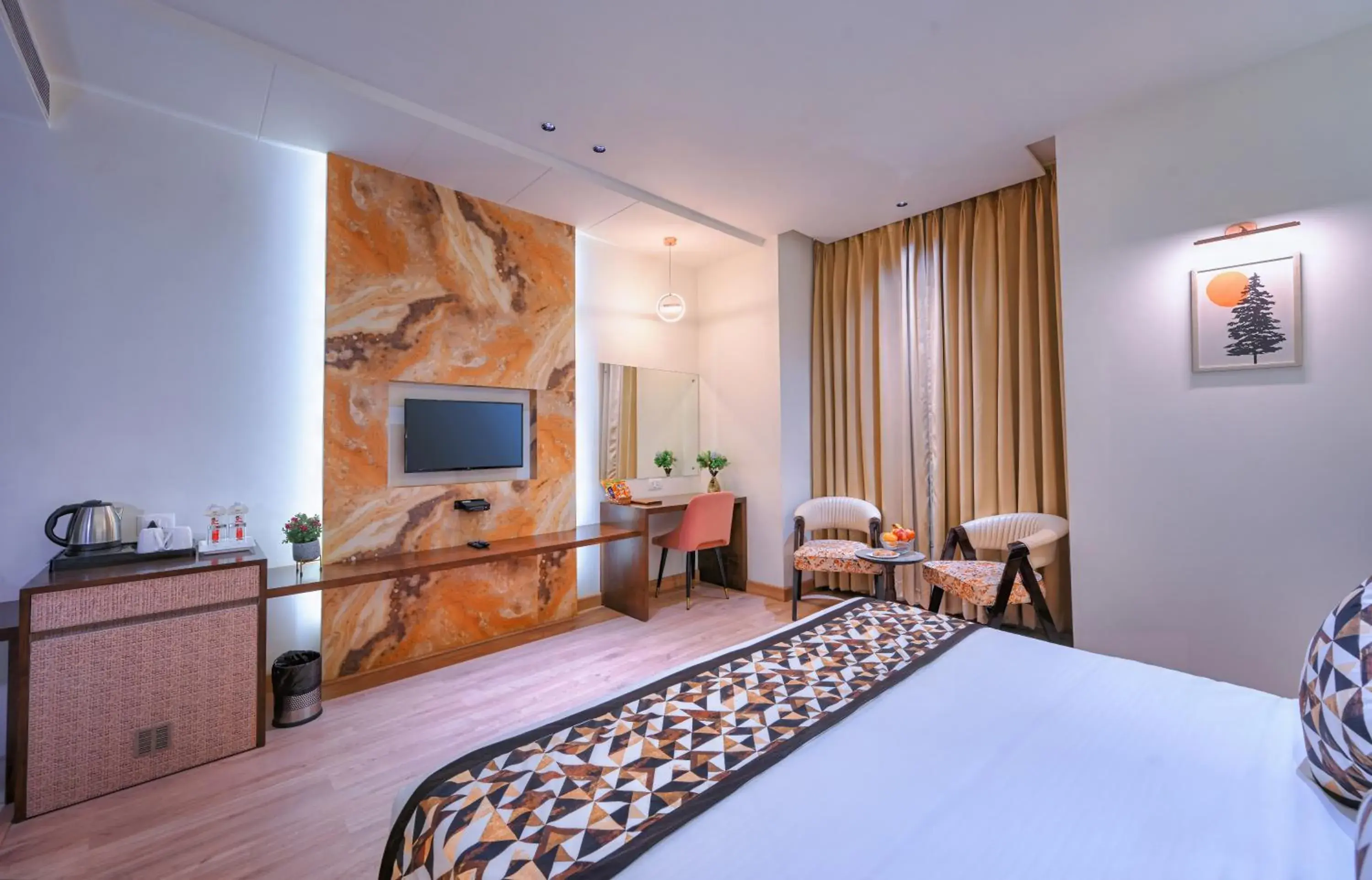 Bedroom, Bed in Hotel Sun Ring Bedroom, Bed in Hotel Sun Ring