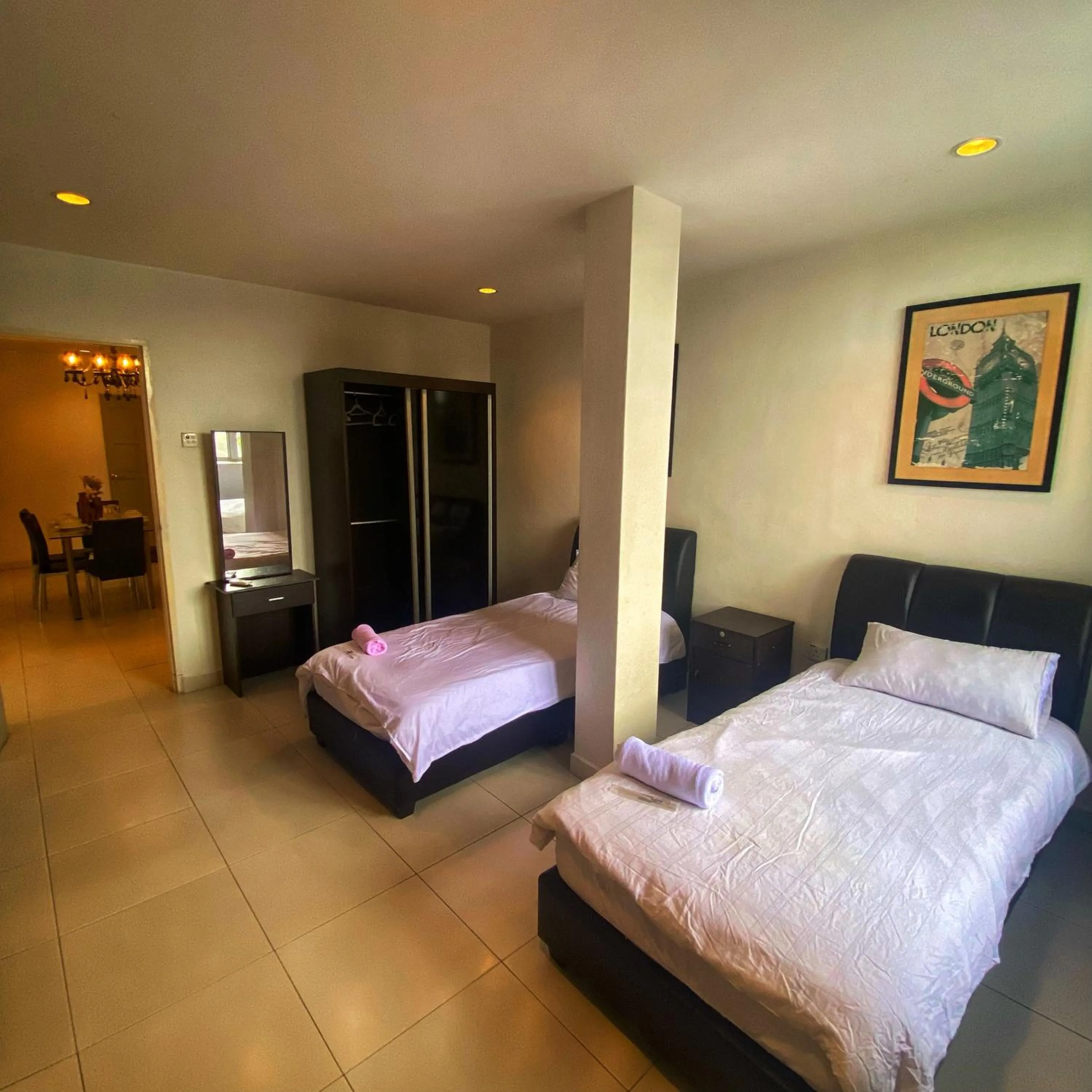 Bedroom, Bed in Ipoh Apartment Suites