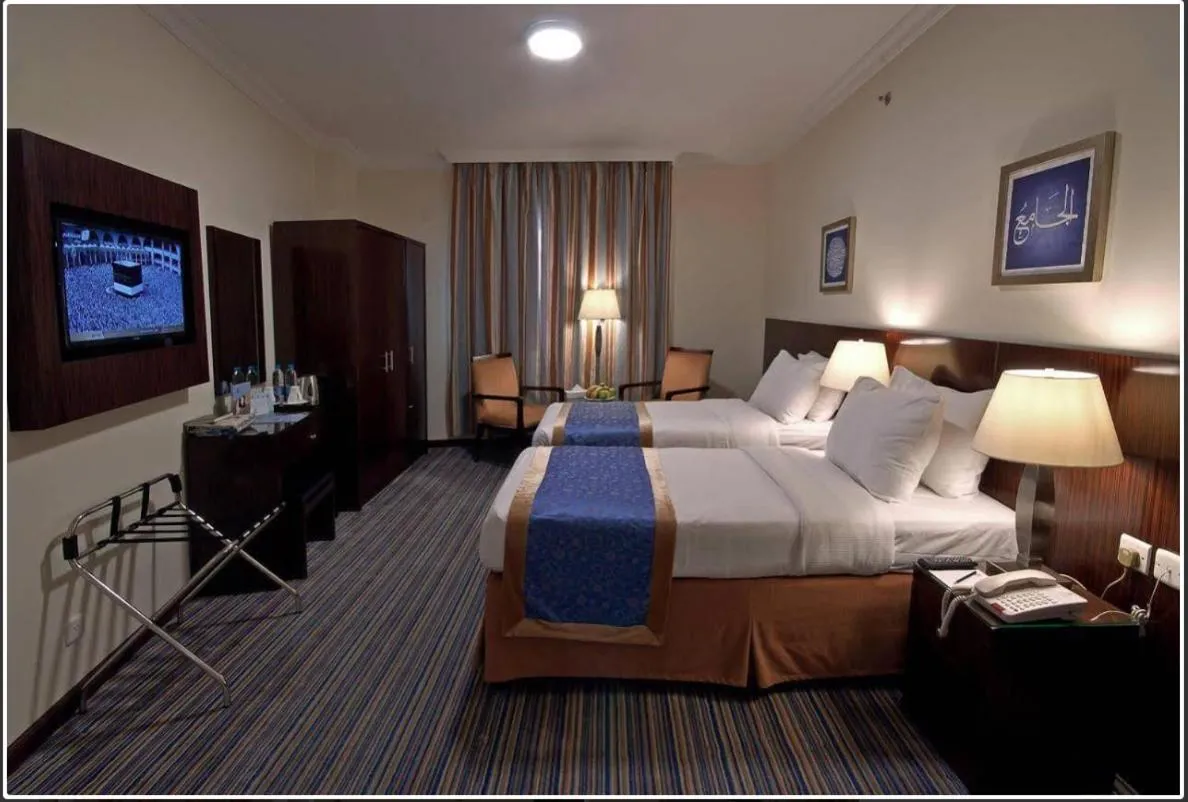 Bed in Arkan Al Manar Hotel