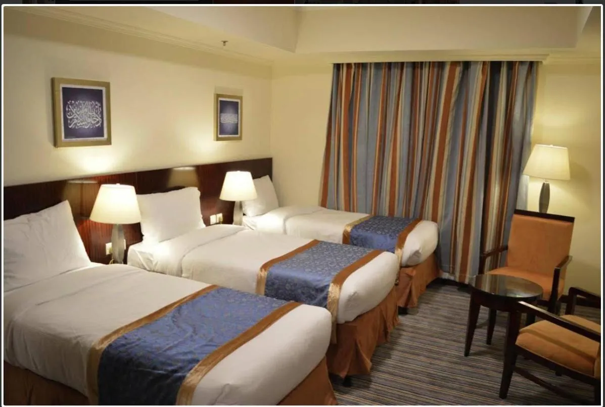 Bed in Arkan Al Manar Hotel