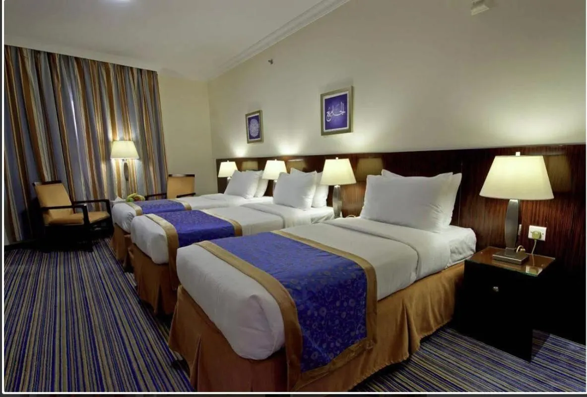 Bed in Arkan Al Manar Hotel