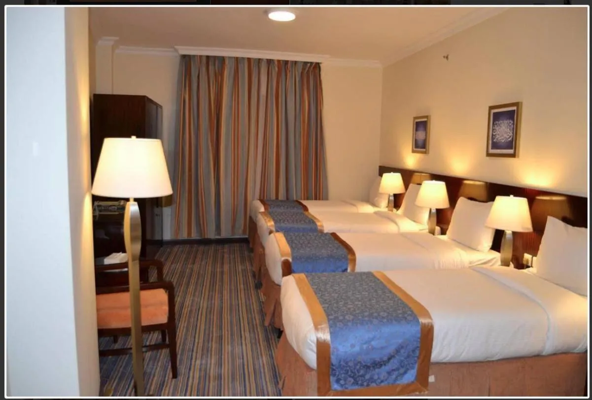 Bed in Arkan Al Manar Hotel