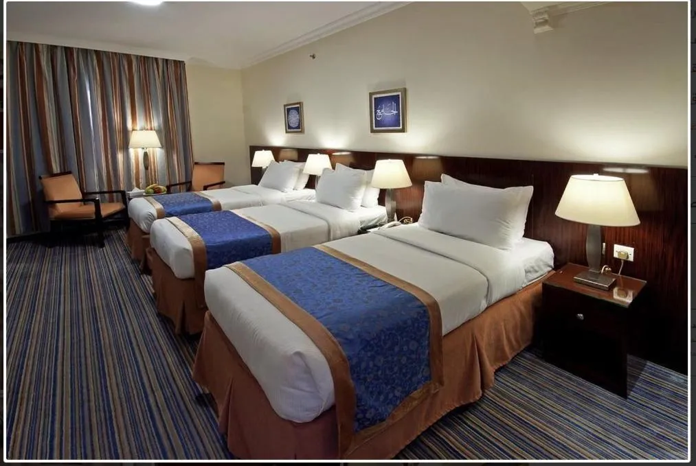 Bed in Arkan Al Manar Hotel