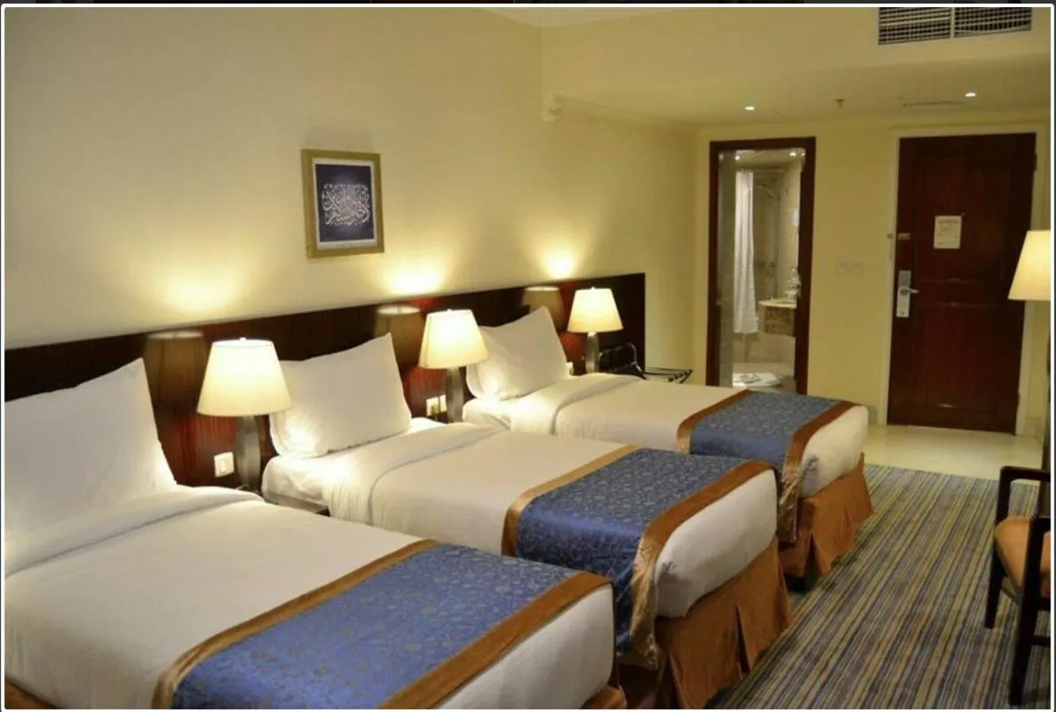 Bed in Arkan Al Manar Hotel