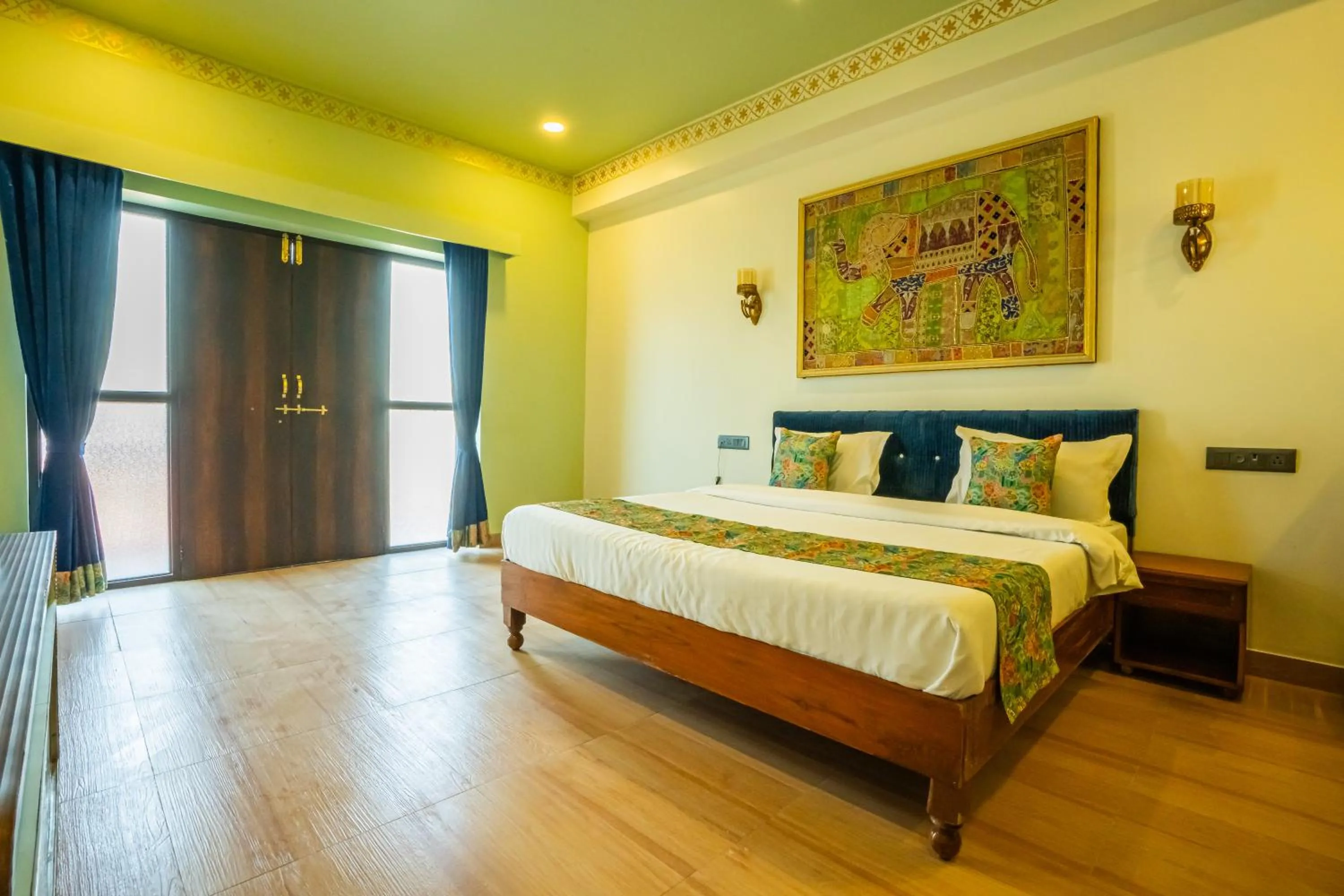 Bed in The Marwar Hotel & Gardens