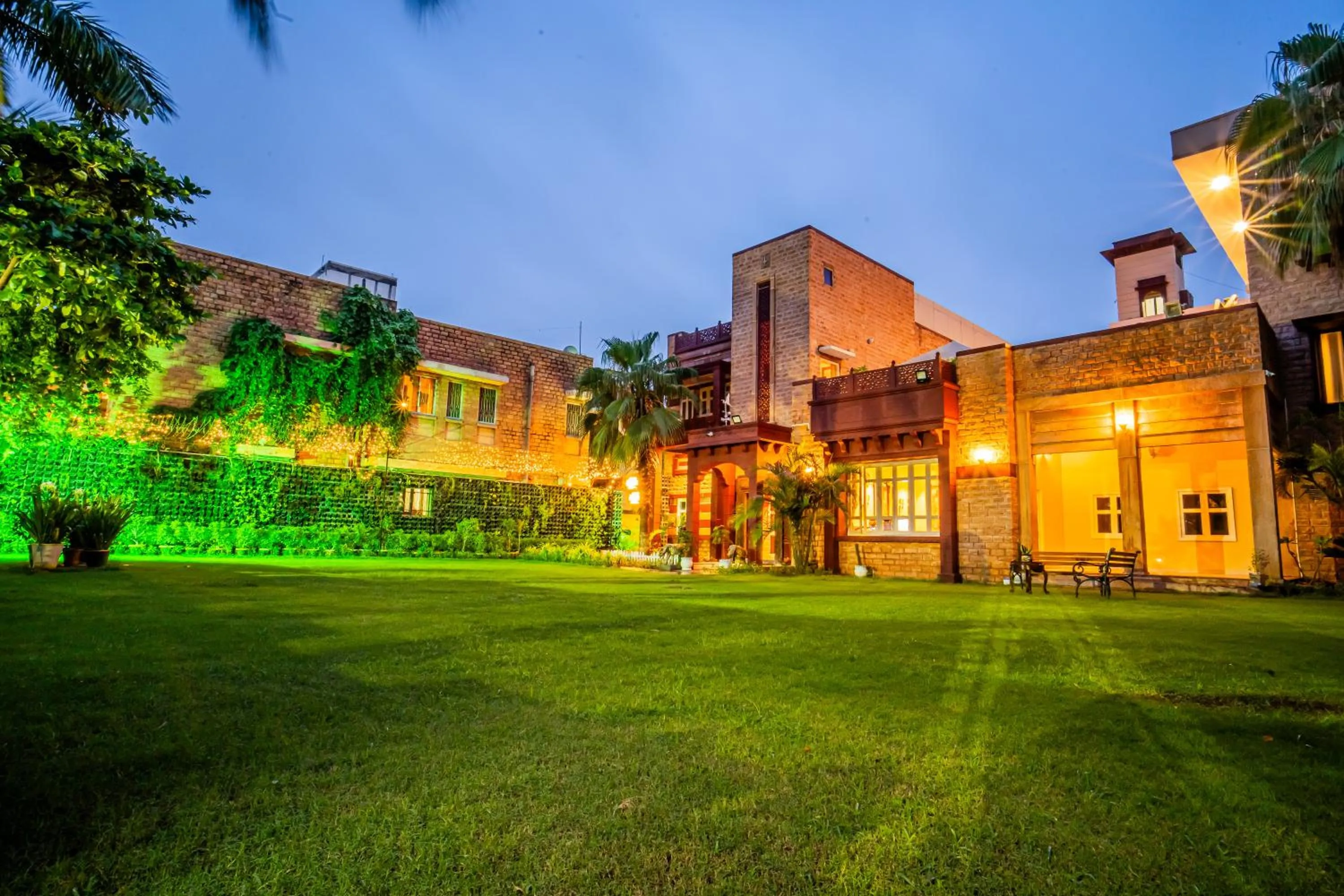 Garden in The Marwar Hotel & Gardens
