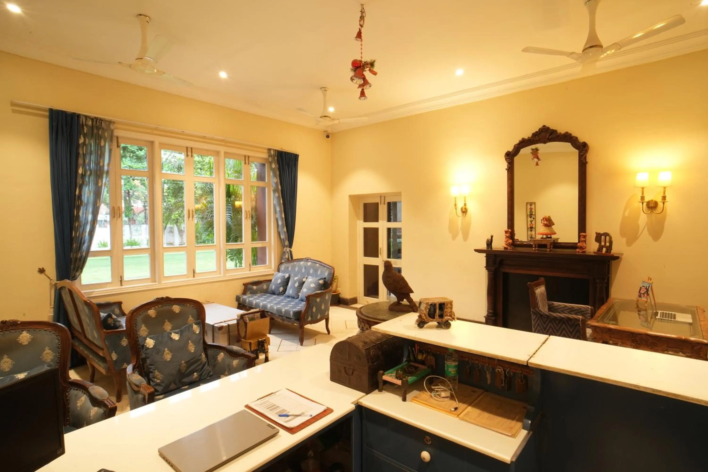 Lobby or reception in The Marwar Hotel & Gardens