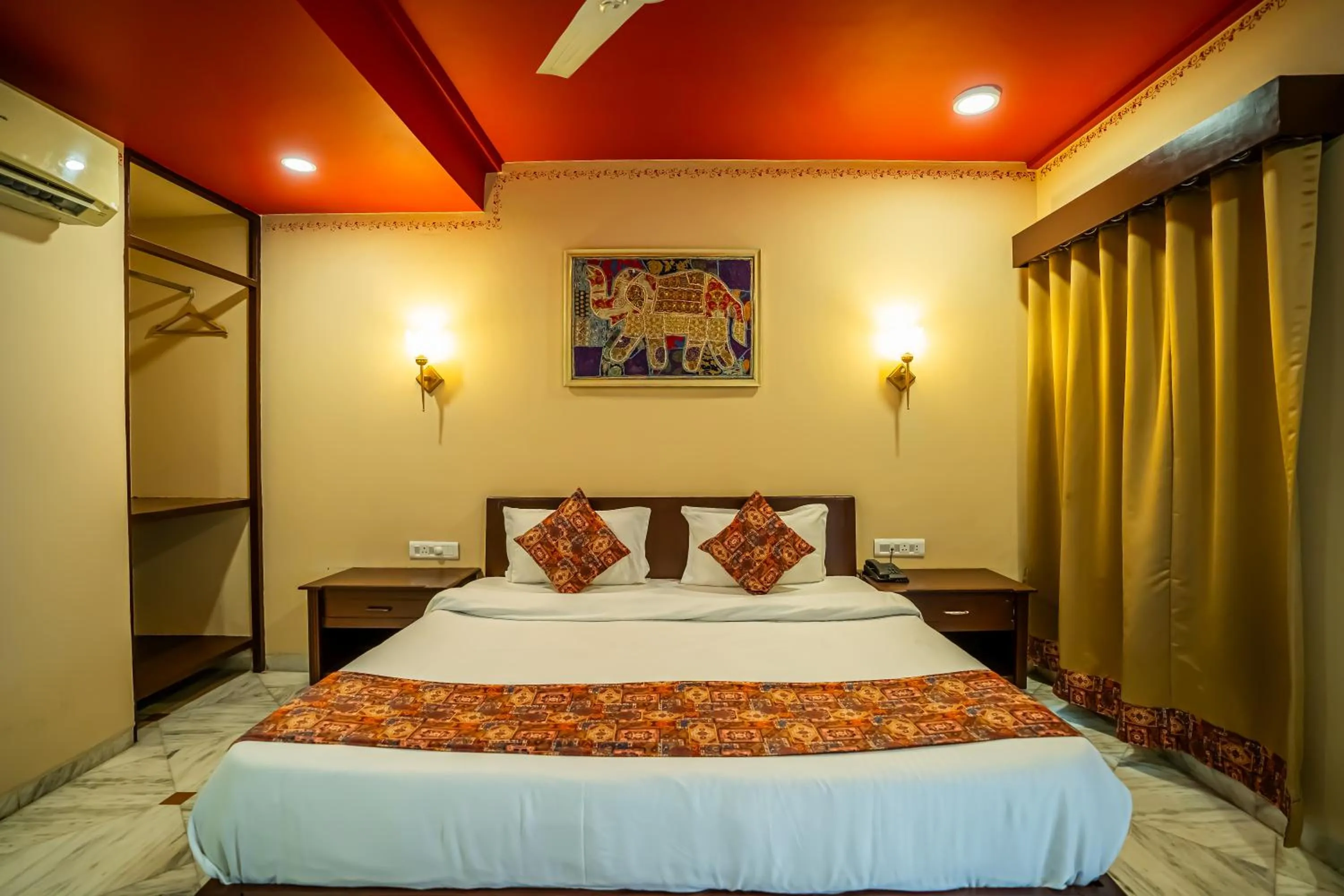 Bed in The Marwar Hotel & Gardens