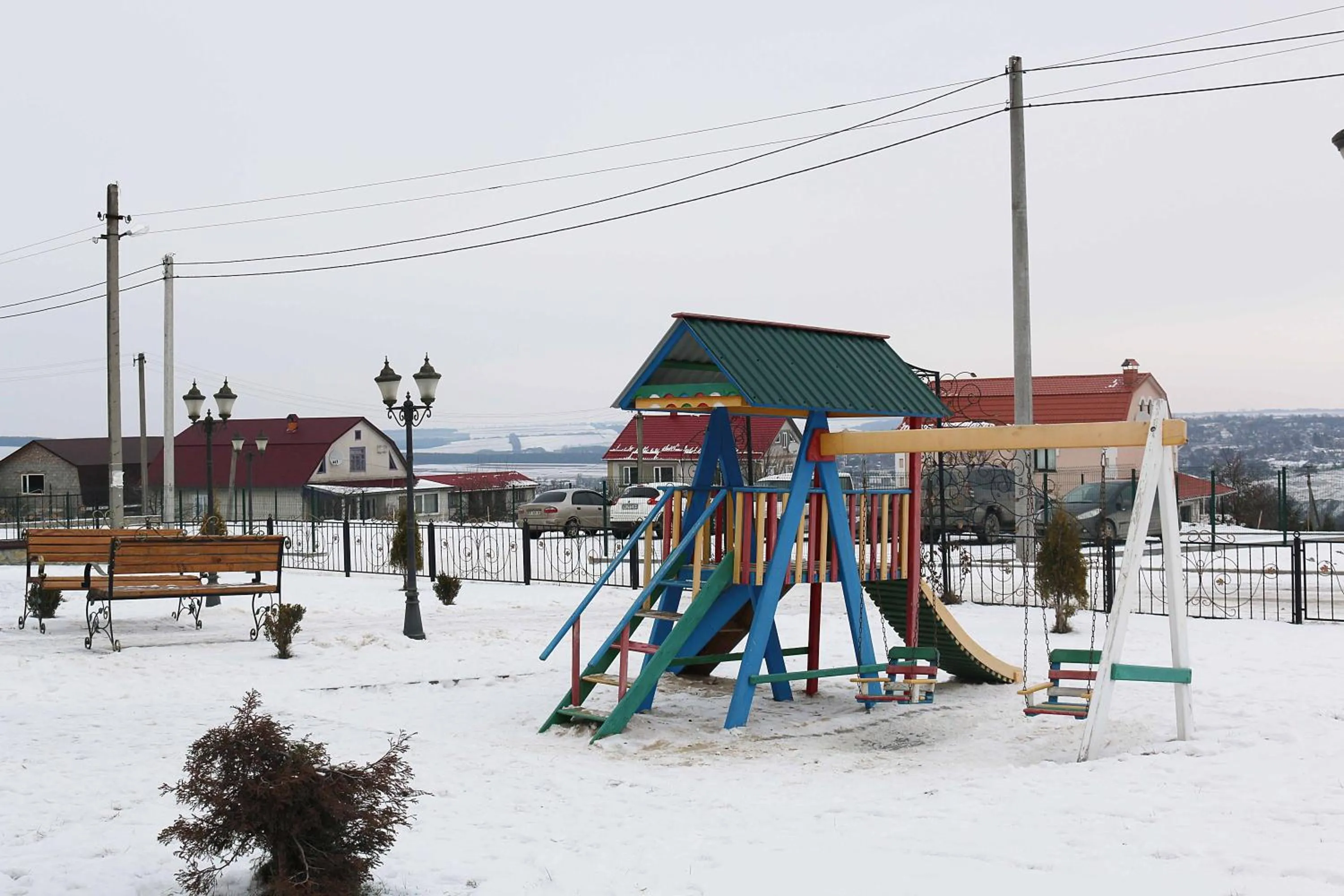 Children play ground in VitaPark Sonyachnyy Provans