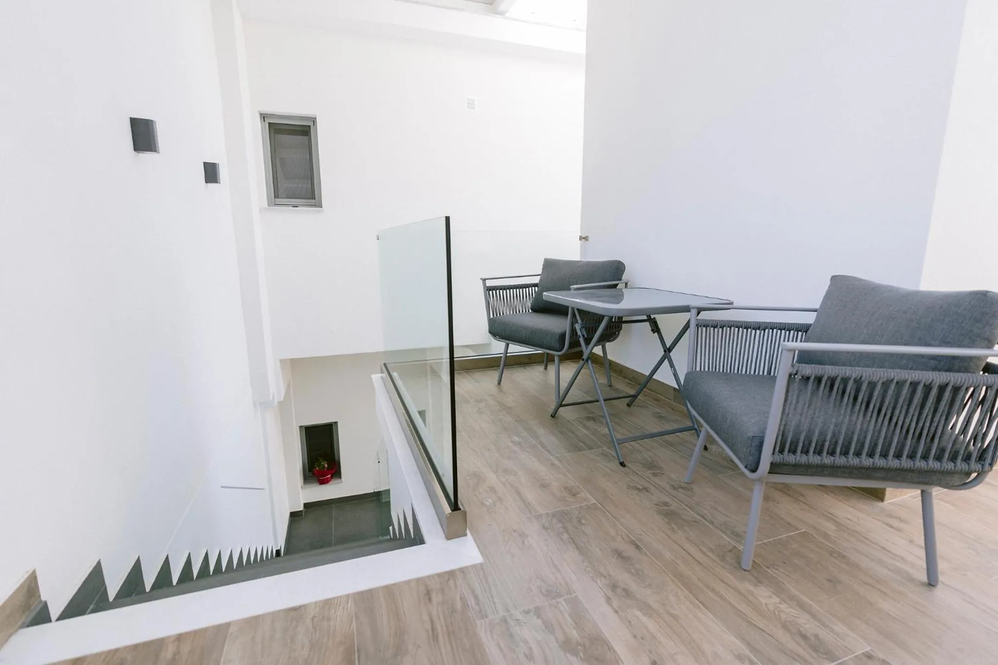 Seating area in Sweet Mary Suites